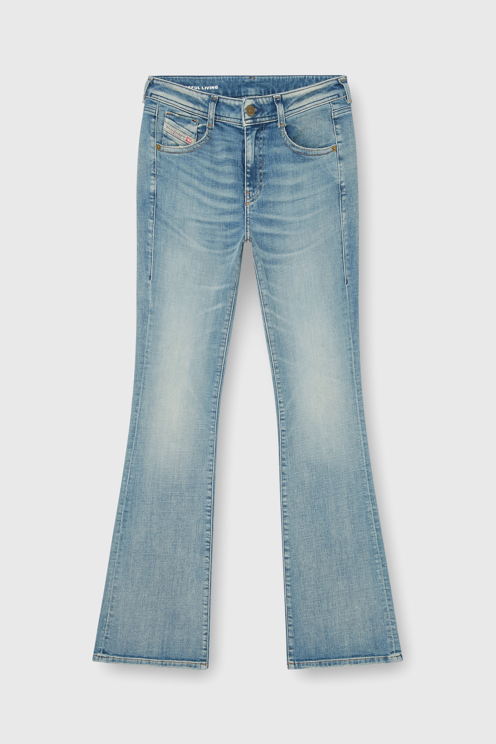 Diesel - Woman's Bootcut Jeans 1969 D-Ebbey 09P42, Light Blue - 6