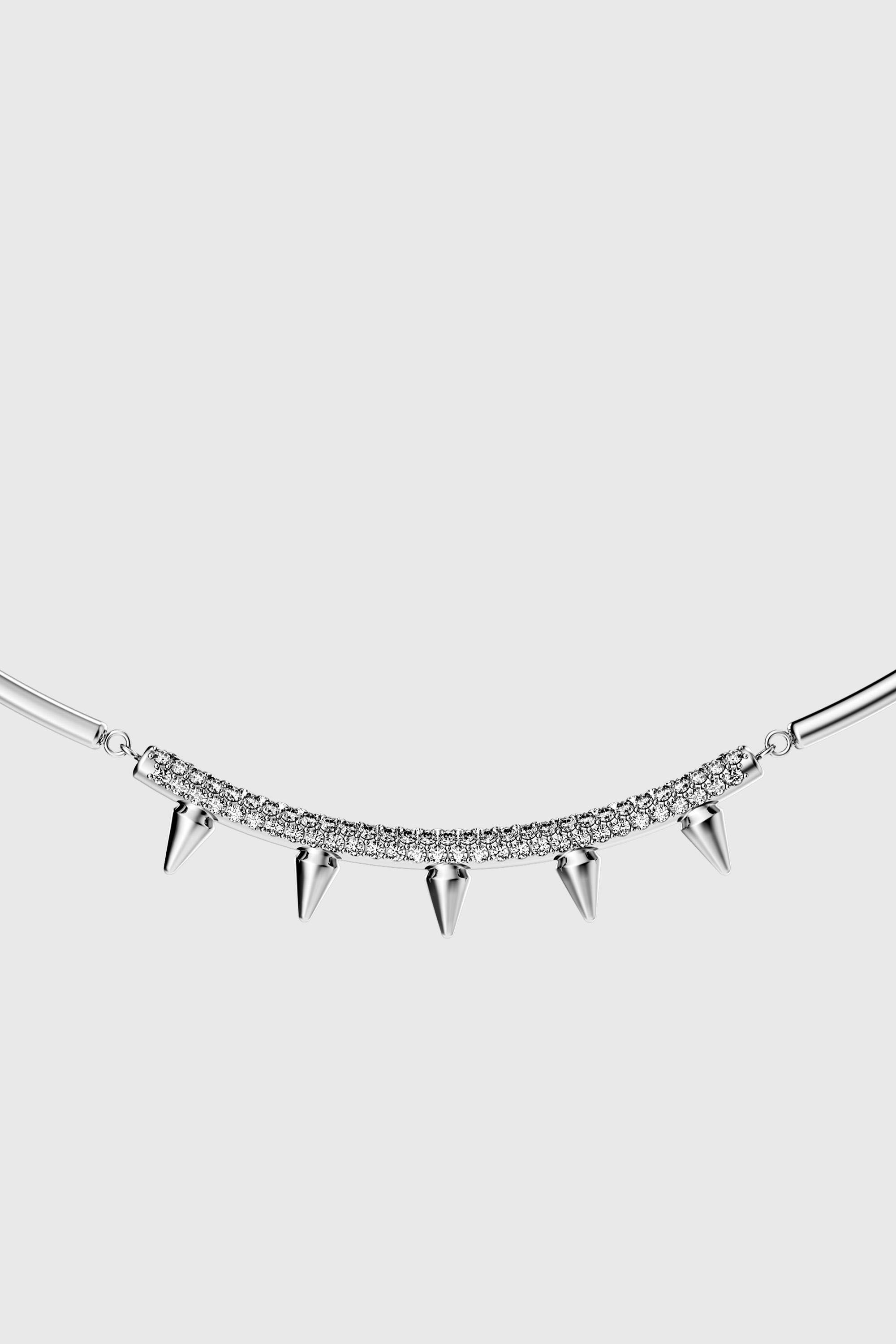 Diesel - DX1724040, Unisex's Stainless Steel Chain Necklace in Silver - 2
