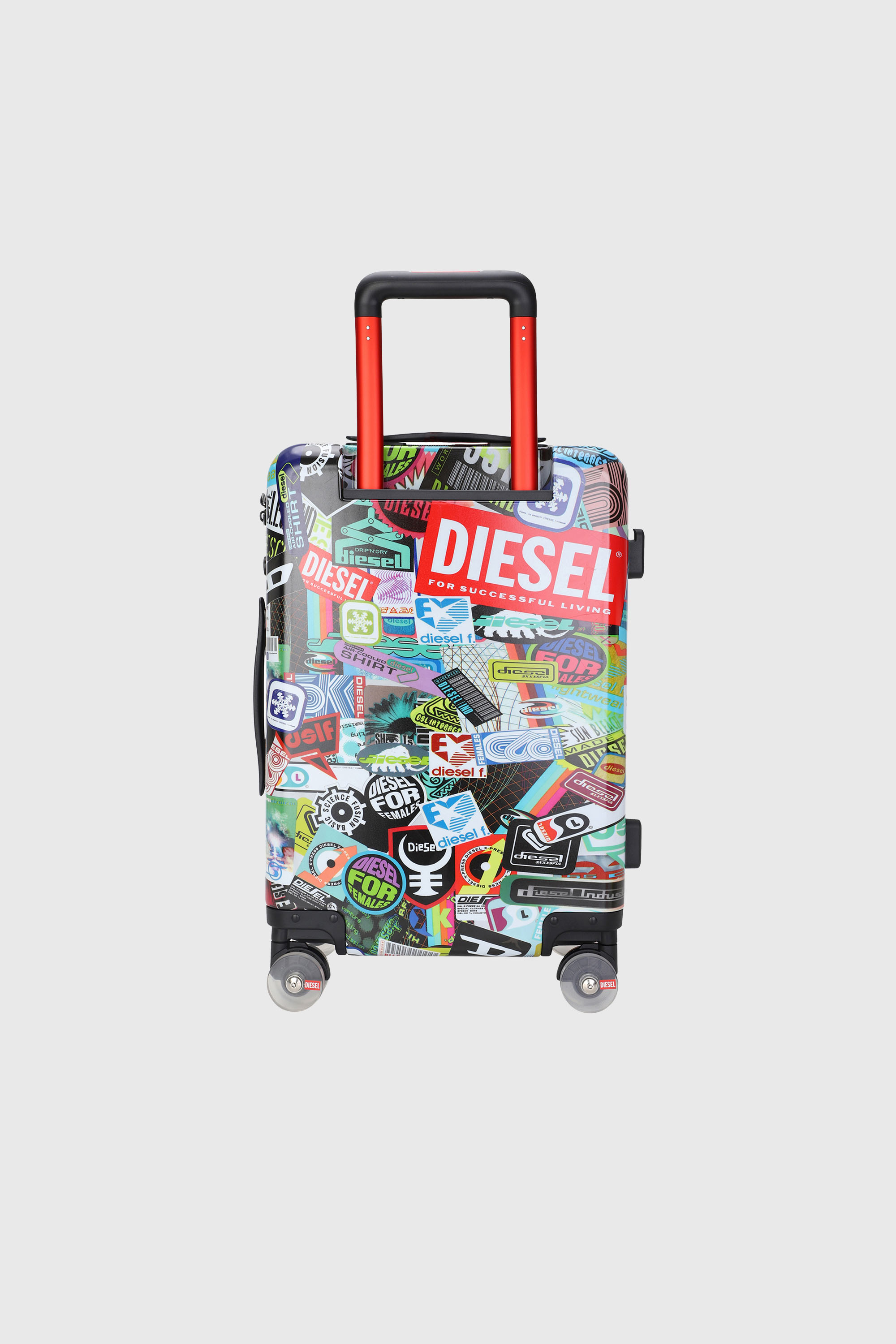 Diesel - DIESEL PC PRINTED TROLLEY-STICKERS- DSL0, Unisex's Sticker style suitcase size S in Multicolor - 2
