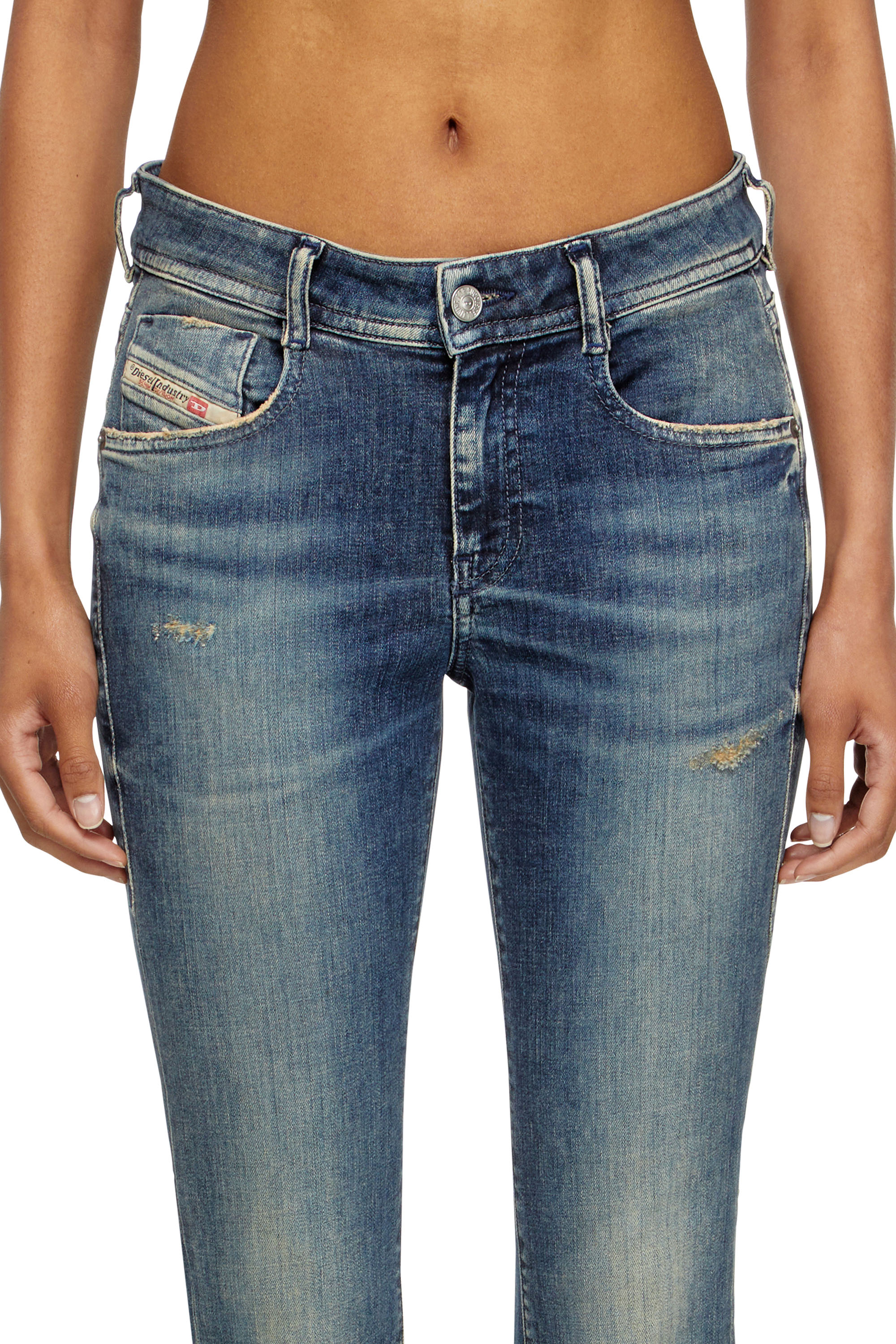 Bootcut Jeans 1969 D-Ebbey 09L96, Dark Blue Diesel - Woman's Bootcut Jeans 1969 D-Ebbey 09L96, Dark Blue - 5