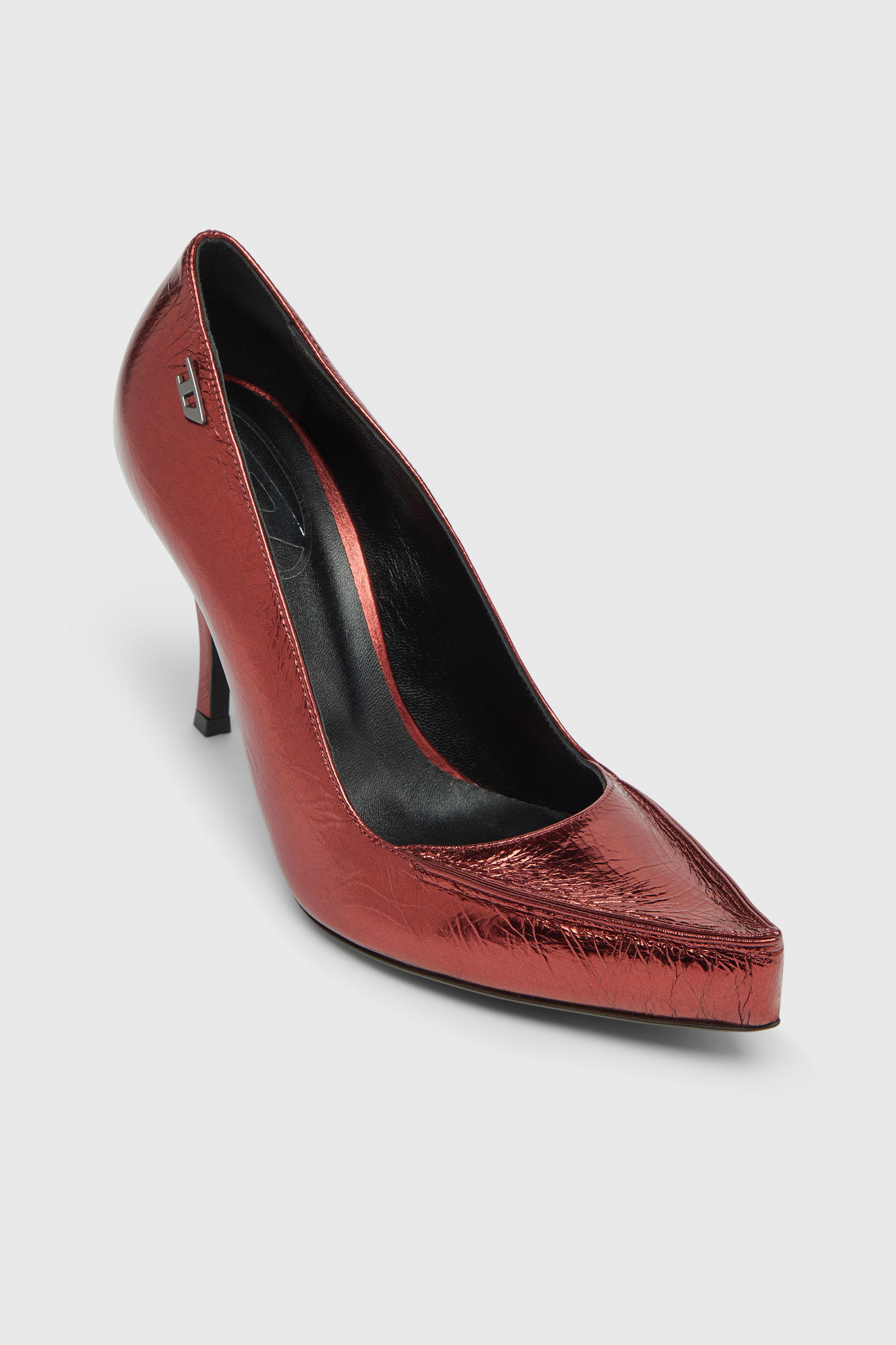 Diesel - D-LUCETTE-90-PUMP D, Woman's D-Lucette-Pumps in mirror leather in null - 6