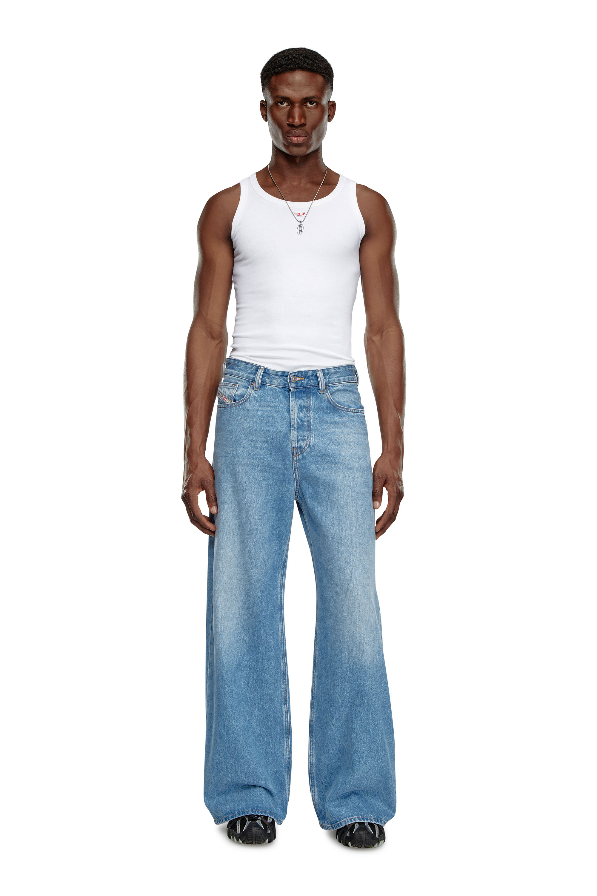 Relaxed Jeans 1996 D-Sire 09I29, Light Blue Diesel - Woman's Relaxed Jeans 1996 D-Sire 09I29, Light Blue - 7