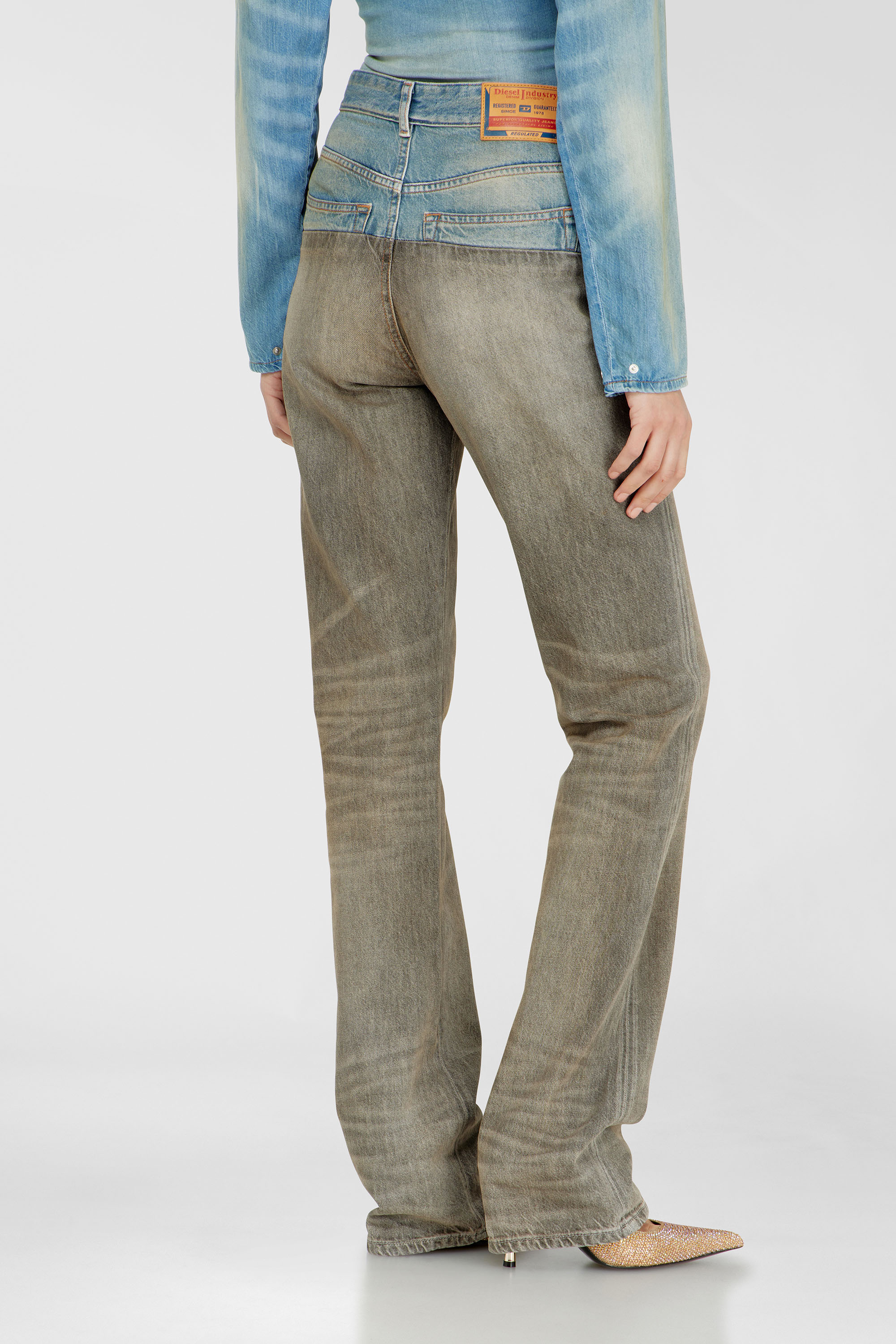 Diesel - Woman's Regular Jeans D-Sie 0ADDX, Grey/Blue - 5