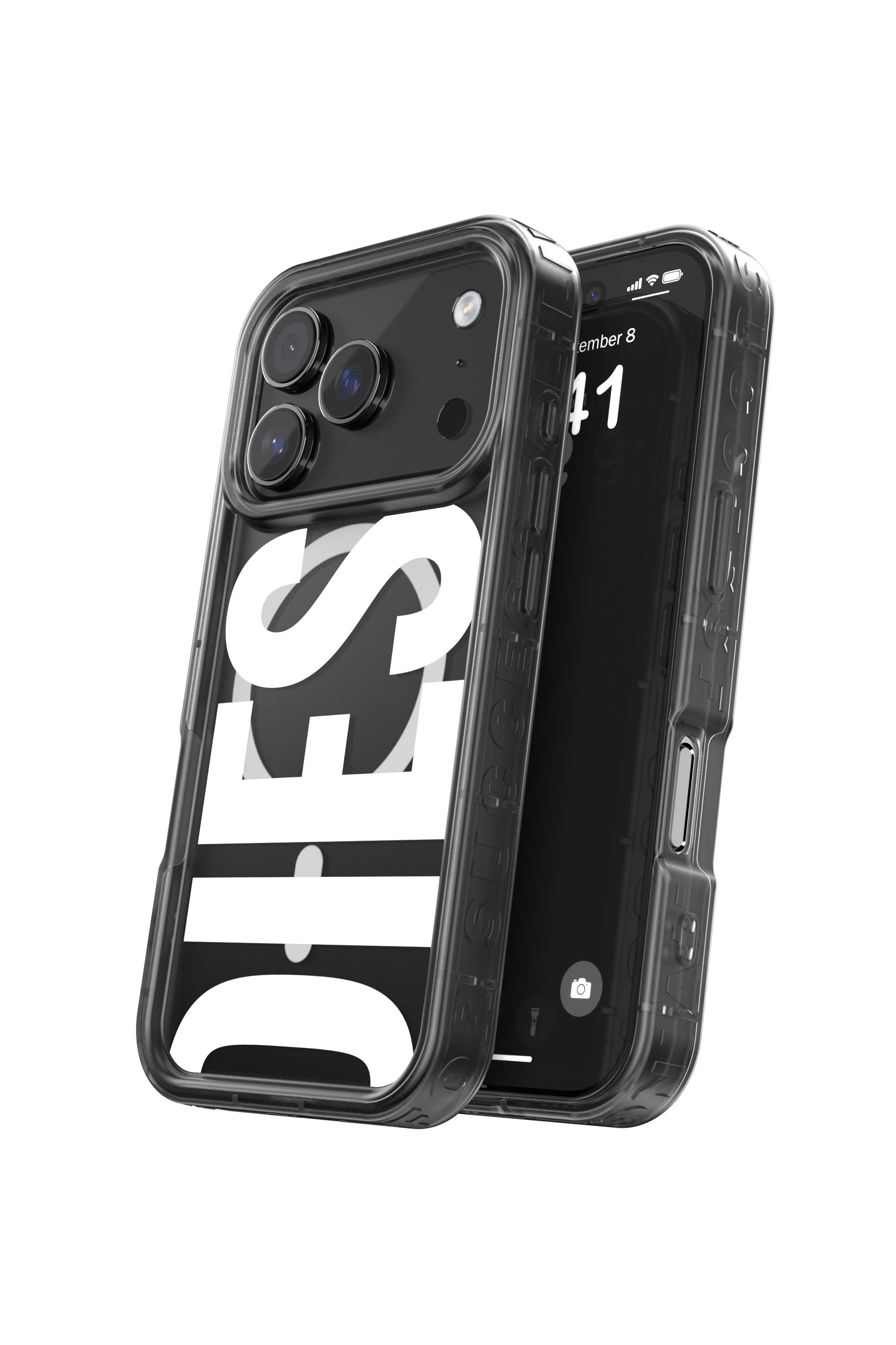 Diesel - 60437 MOULDED CASE, Unisex's Biscotto bumper case with magsafe for iPhone 17 Pro in Black - 3