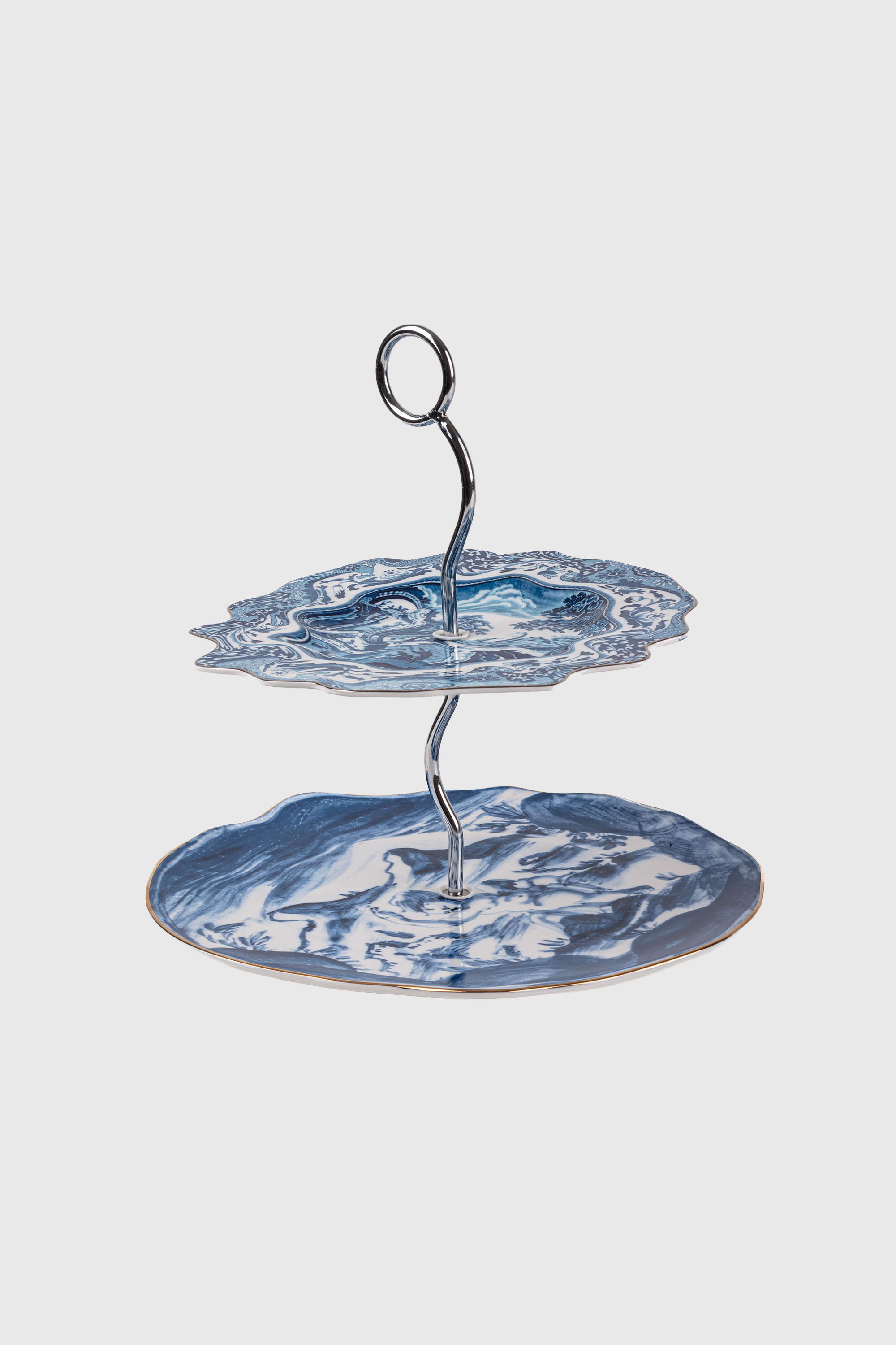 Diesel - 11278 CAKE STAND ACID TEA, Unisex's Cake stand in White/Blue - 2