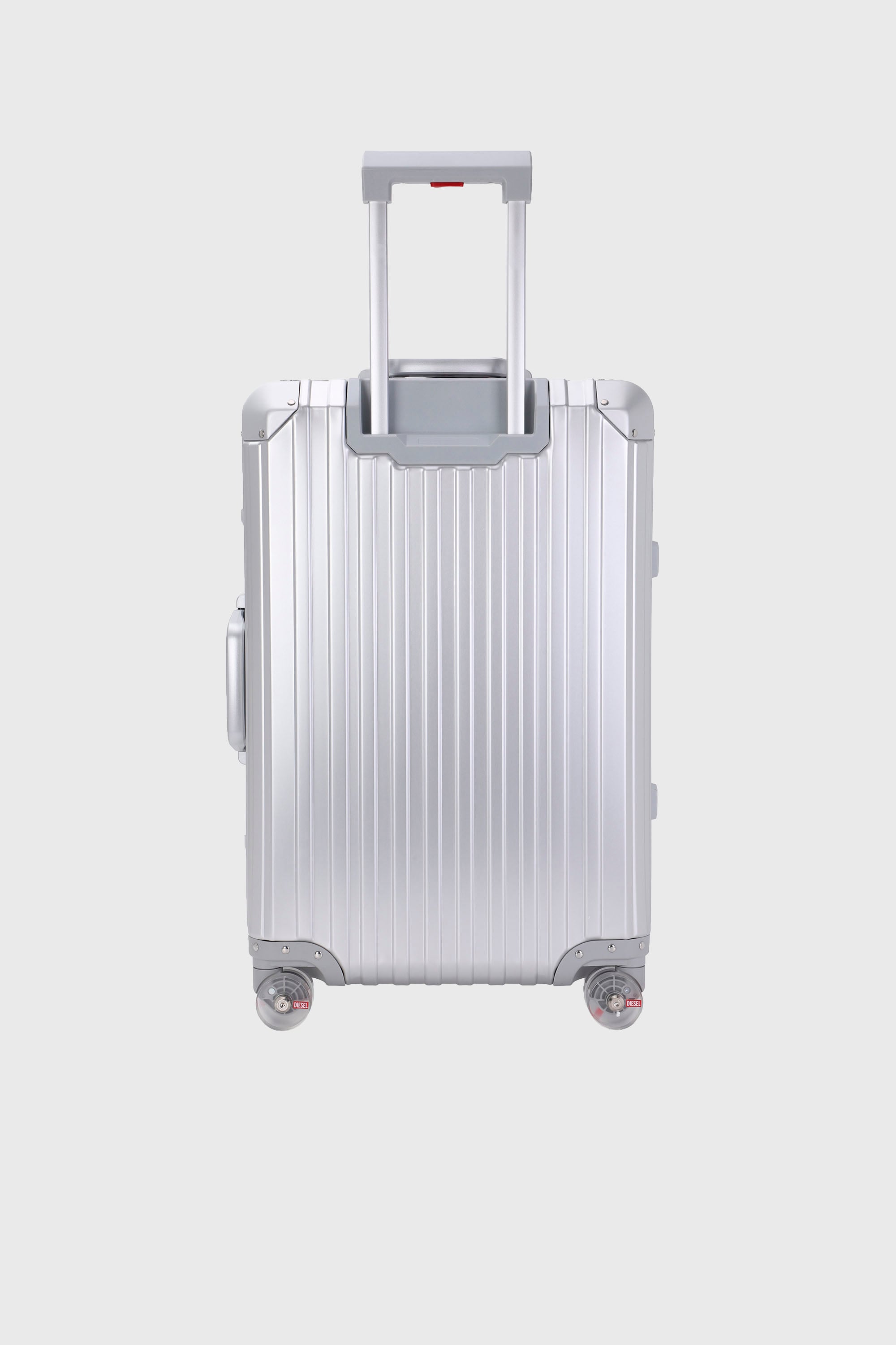 Diesel - DIESEL ALUMINUM TROLLEY- DSL002, Unisex's Aluminum suitcase size M in Silver - 2