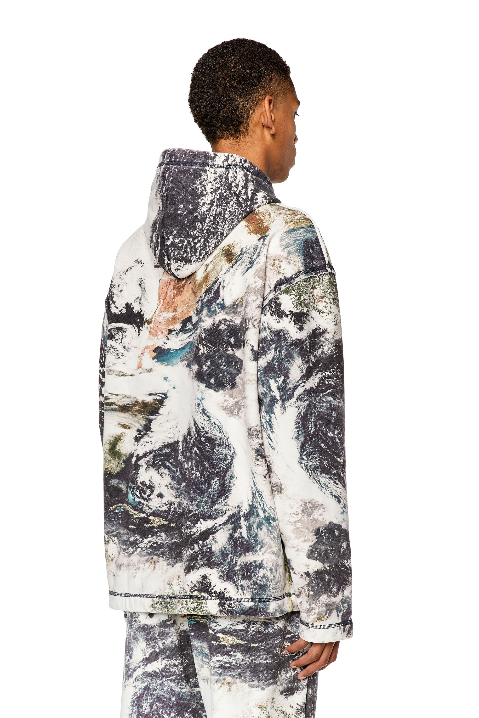 Diesel - S-PAY-HOOD-L1, White/Black - Image 4