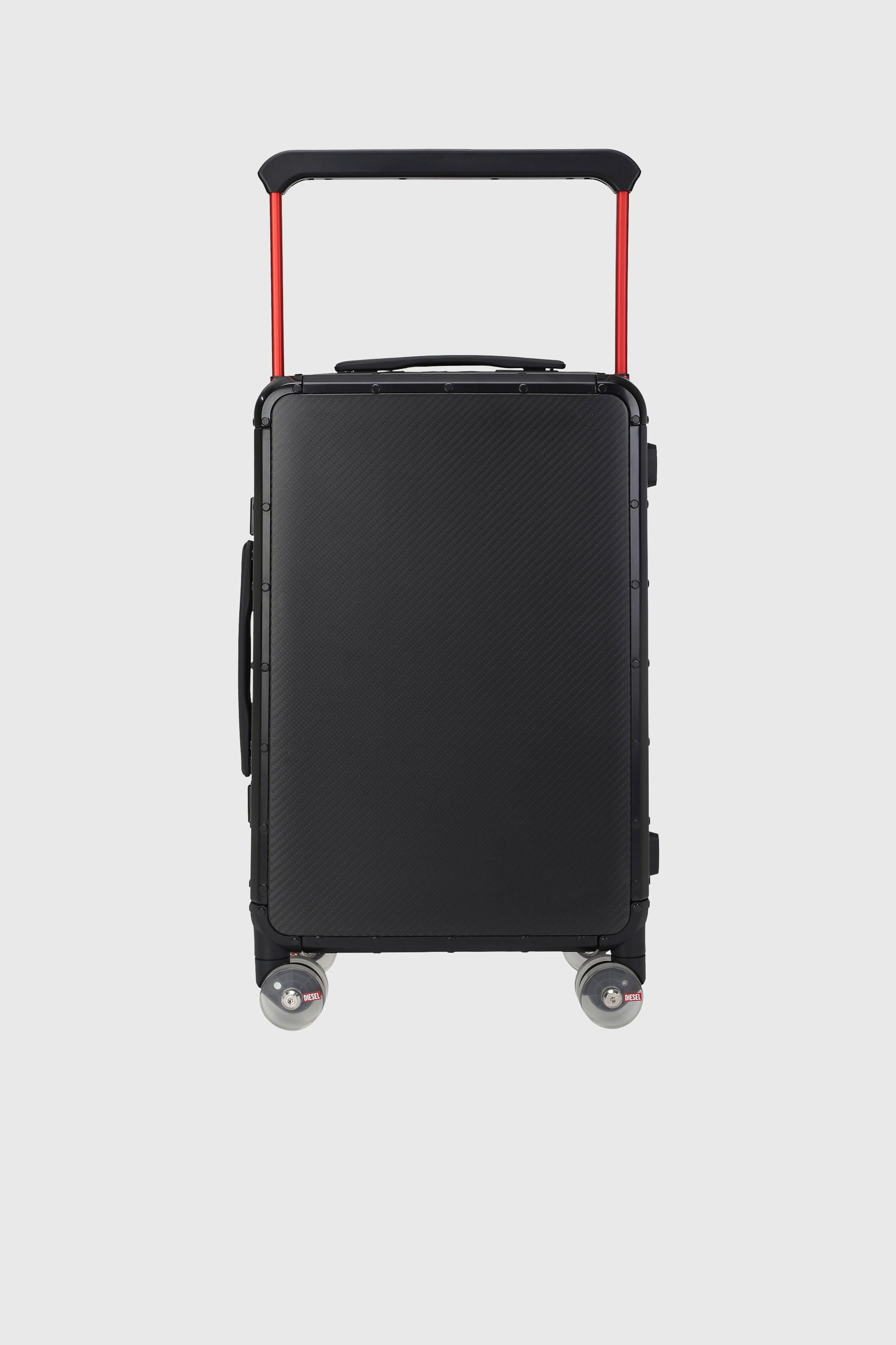 Diesel - DSL CARBON FIBER TROLLEY-BLACK- DSL001, Unisex's Carbon fiber suitcase size S in Black - 2
