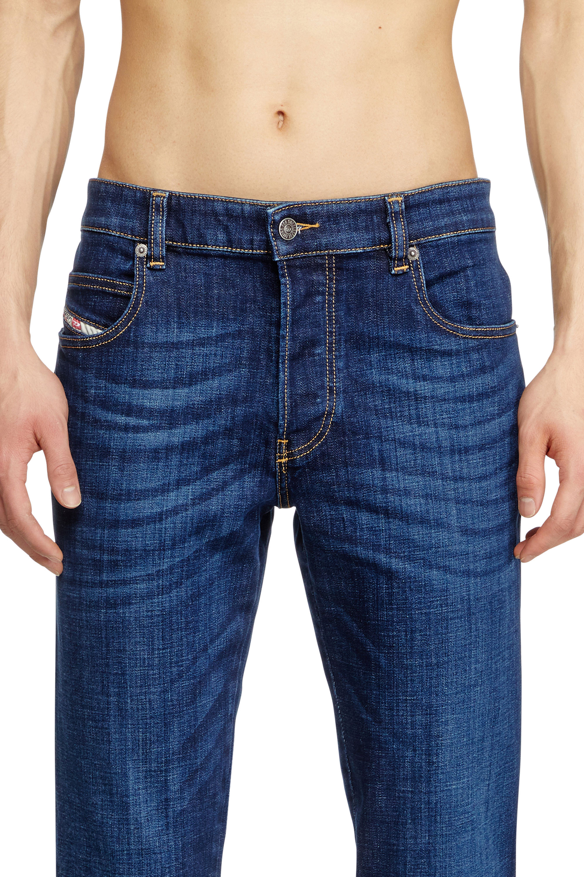 Slim Jeans 1993 D-Vyl 09F89, Dark Blue Diesel - Man's Slim Jeans 1993 D-Vyl 09F89, Dark Blue - 5