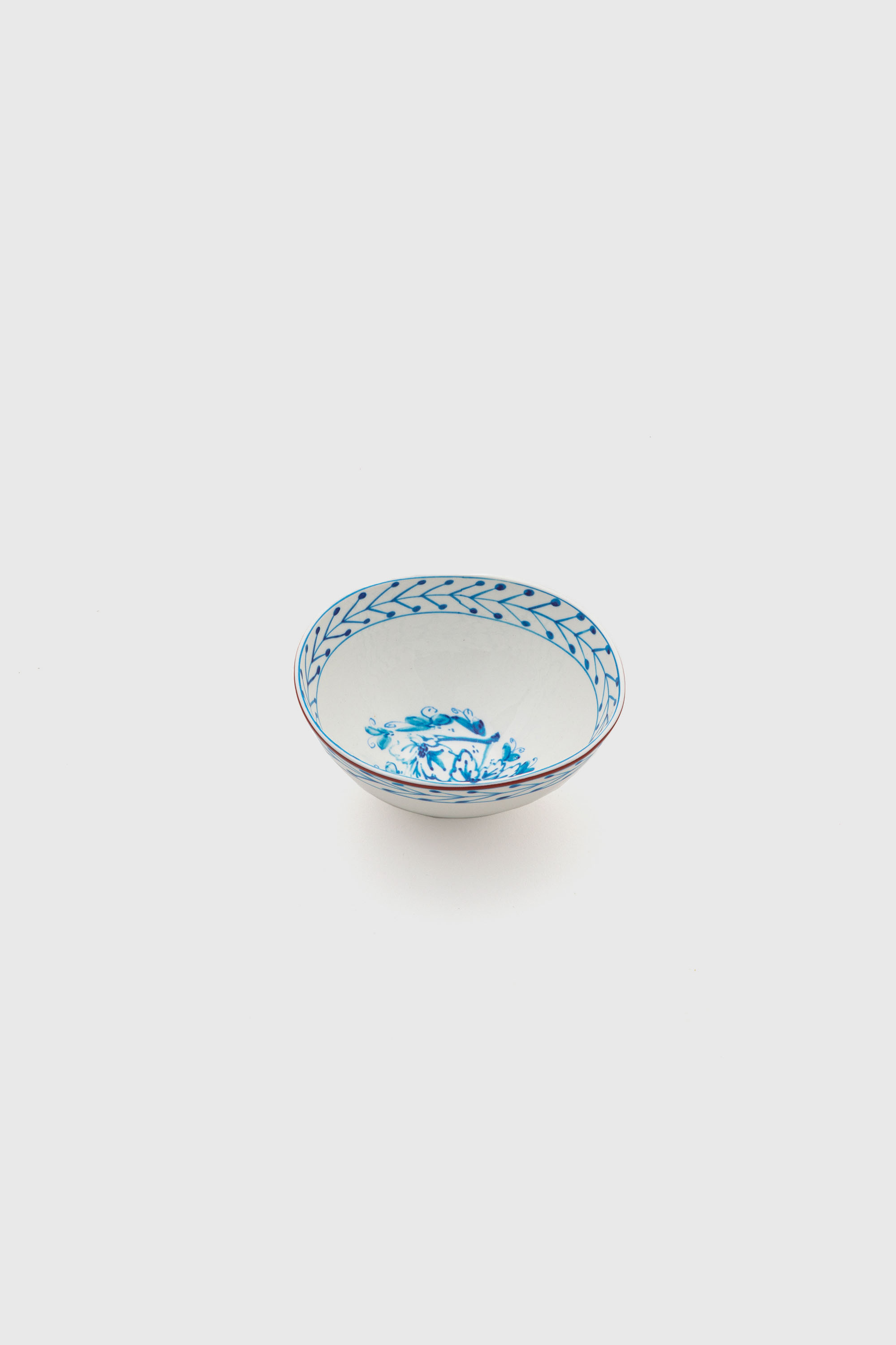 Diesel - 11271 BOWL IN PORCELAIN "CLASSIC ON ACID, Unisex's Porcelain bowl in White/Blue - 2