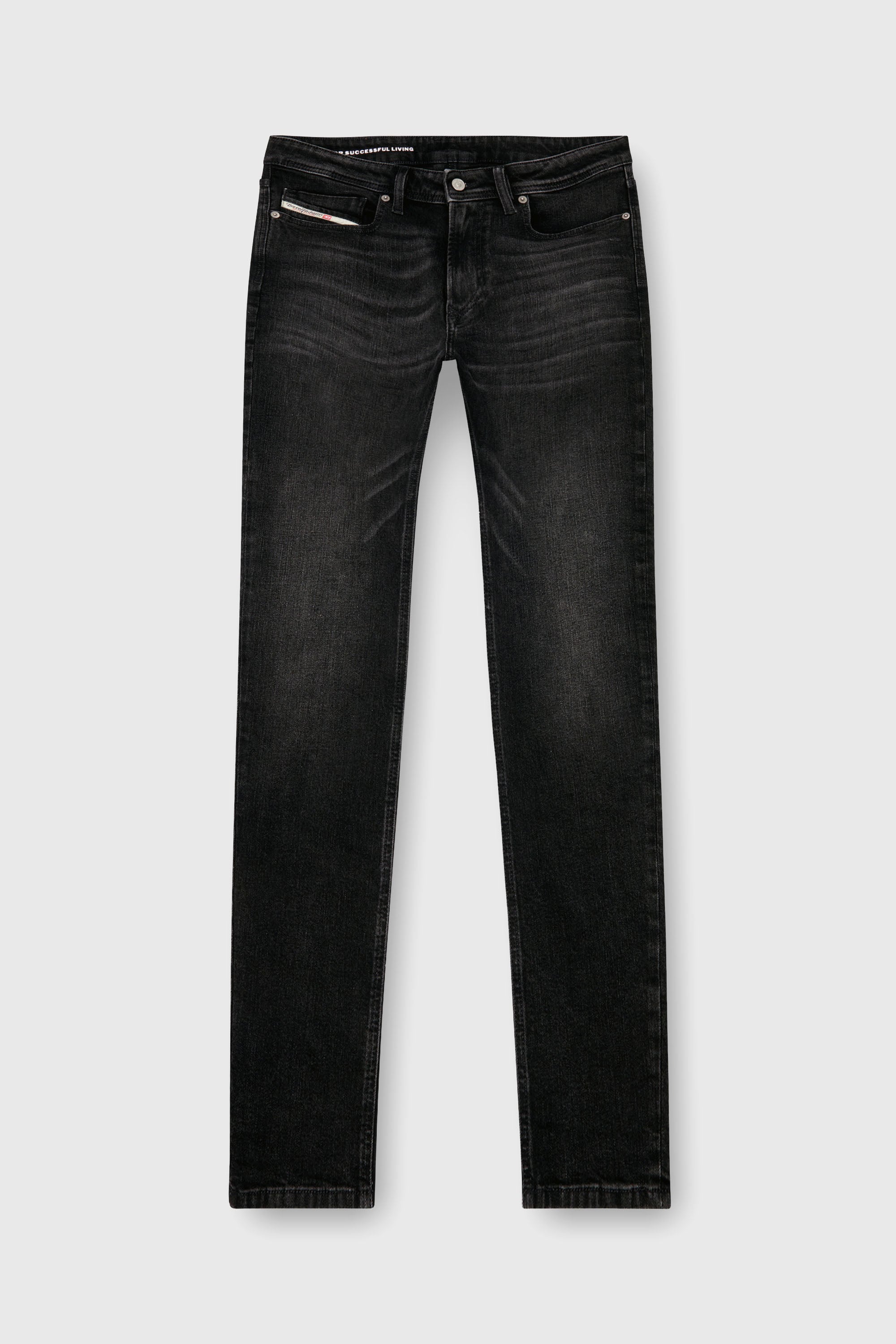 Diesel - Man's Skinny Jeans 1979 Sleenker 0GRDA, Black/Dark grey - 2