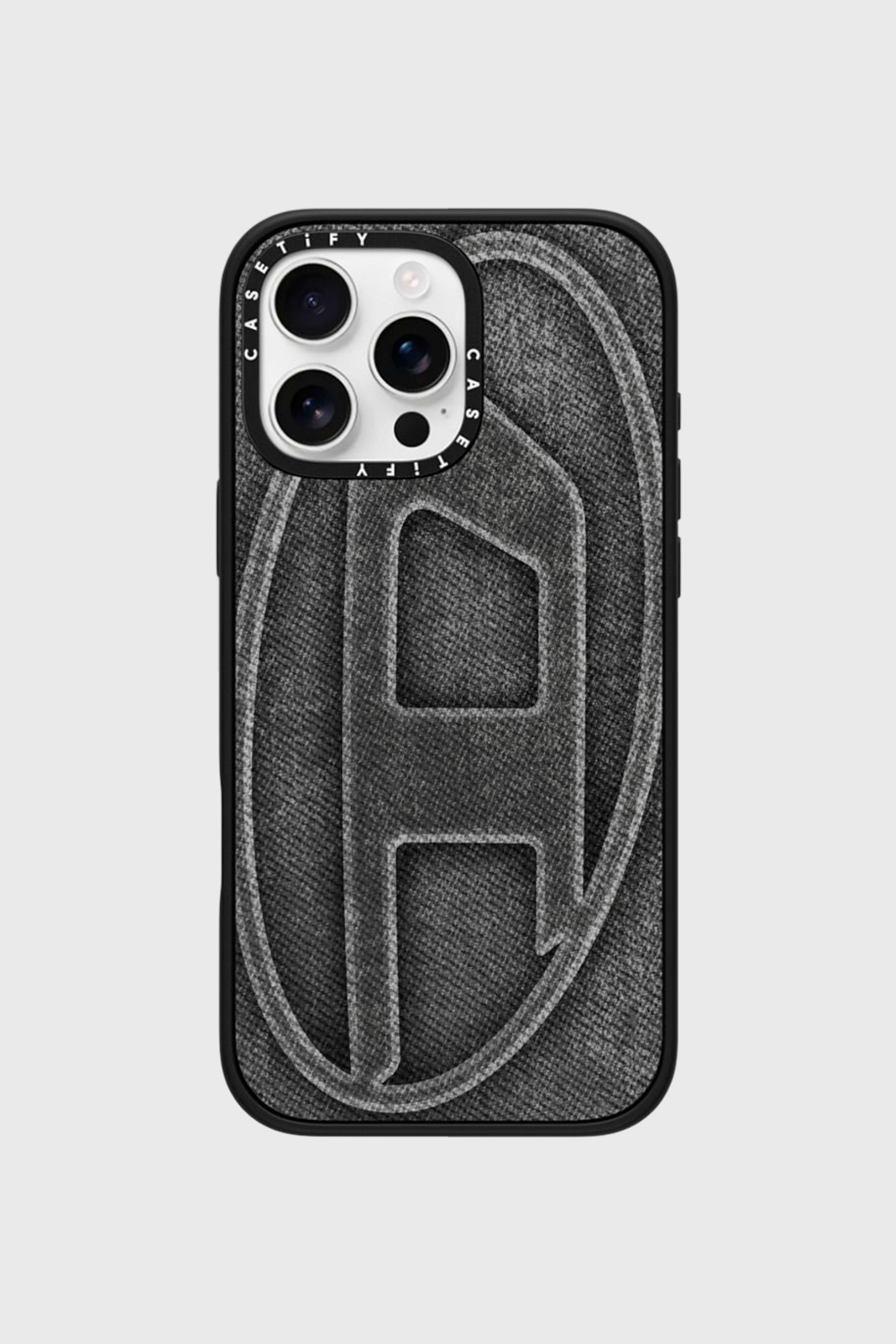 Diesel - 60576 MOULDED CASE, Unisex's Oval D impact case for iPhone 16 Pro Max in Black - 1