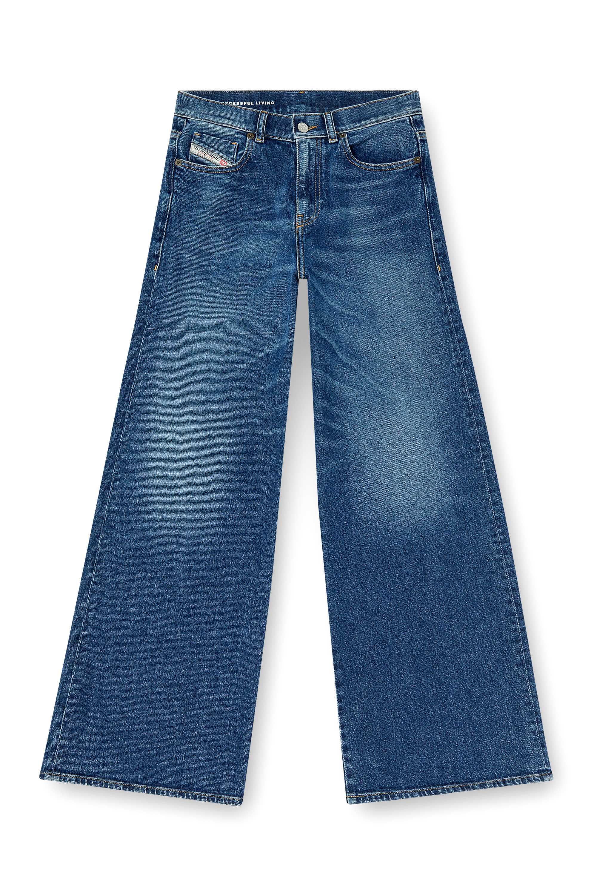 Diesel - Woman's Flare Jeans 1978 D-Akemi 09L21, Medium blue - 6