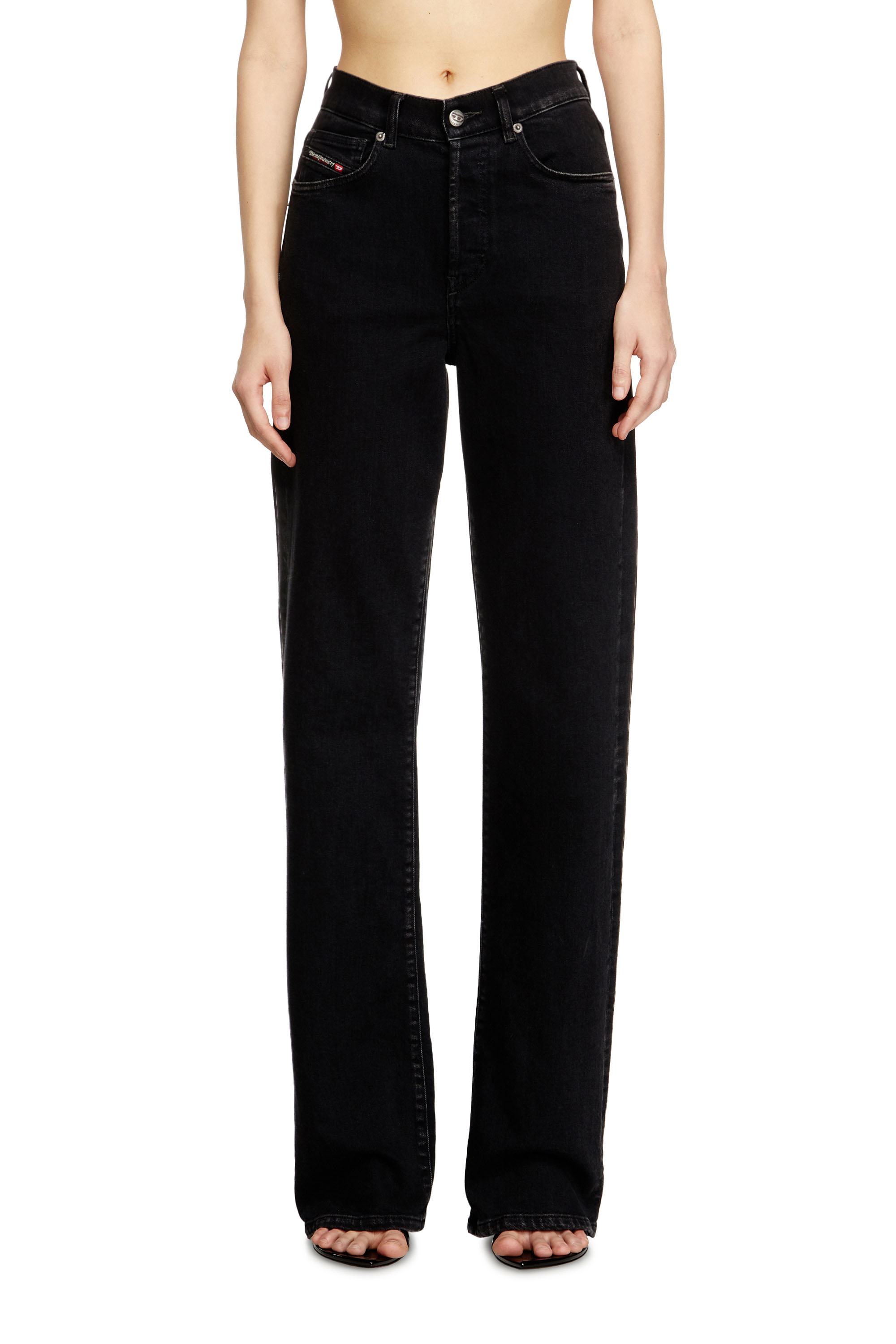 Regular Jeans 1971 D-Sent 09N89, Black/Dark grey Diesel - Woman's Regular Jeans 1971 D-Sent 09N89, Black/Dark grey - 2