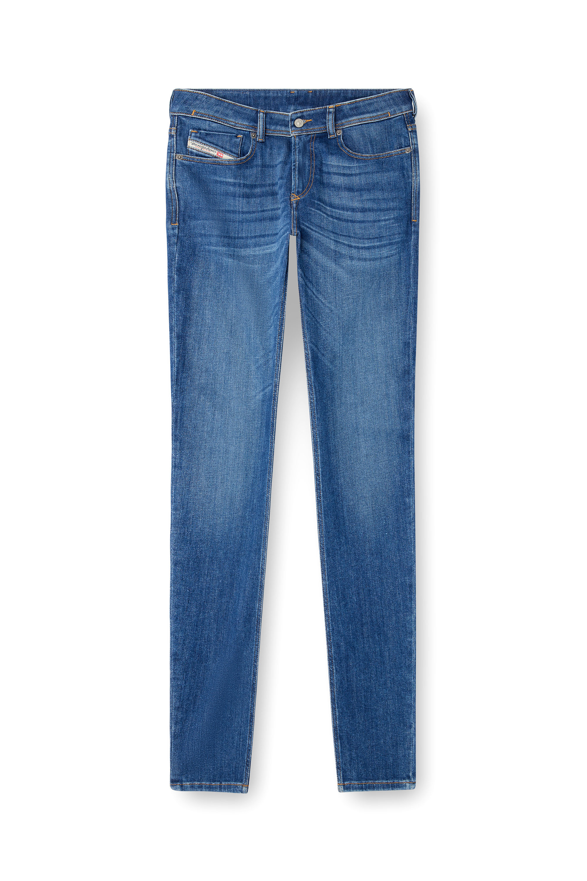 Skinny Jeans 1979 Sleenker 09M73, Medium blue Diesel - Man's Skinny Jeans 1979 Sleenker 09M73, Medium blue - 2