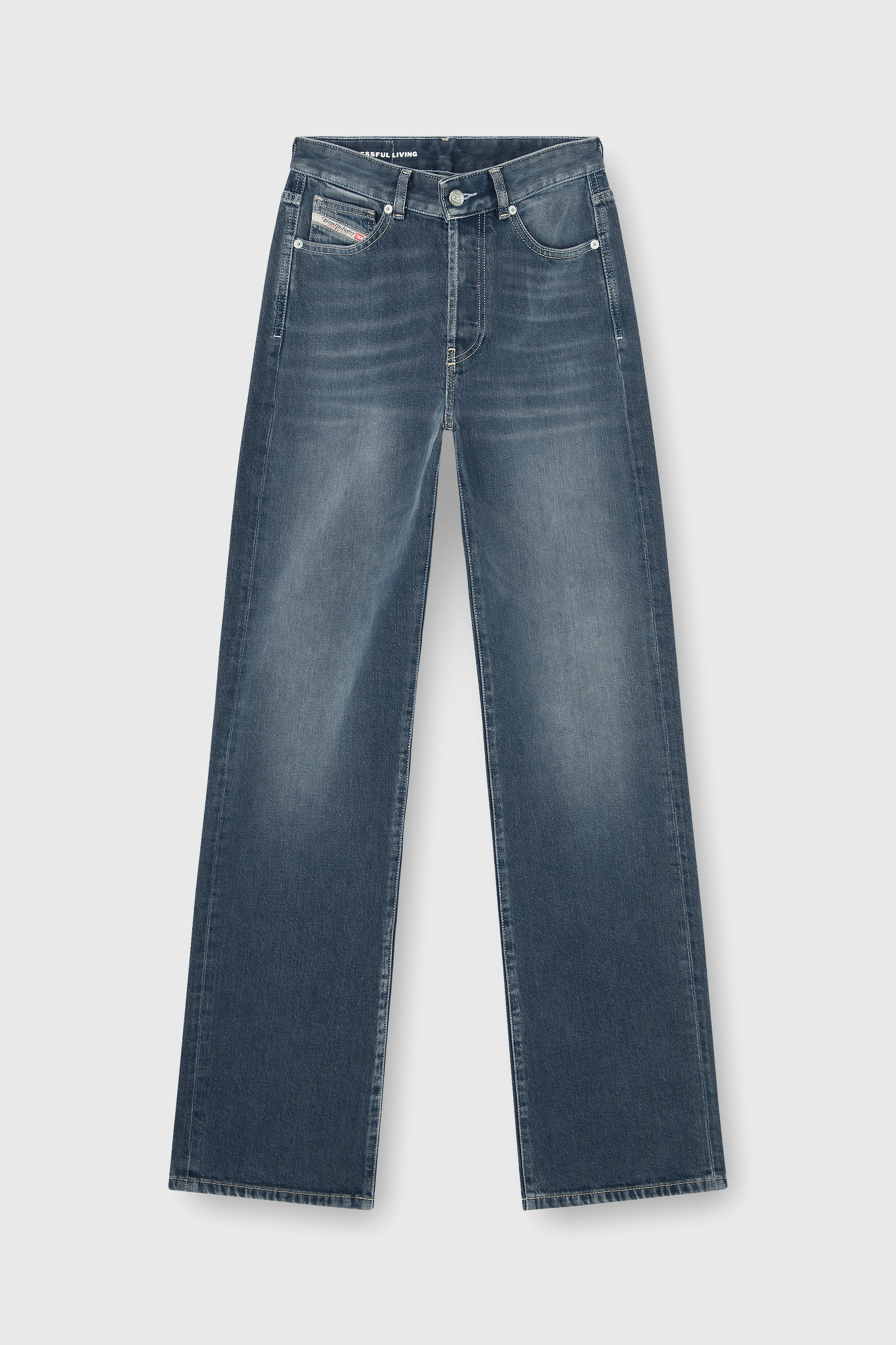 Diesel - Woman's Regular Jeans 1971 D-Sent 007EI, Dark Blue - 2