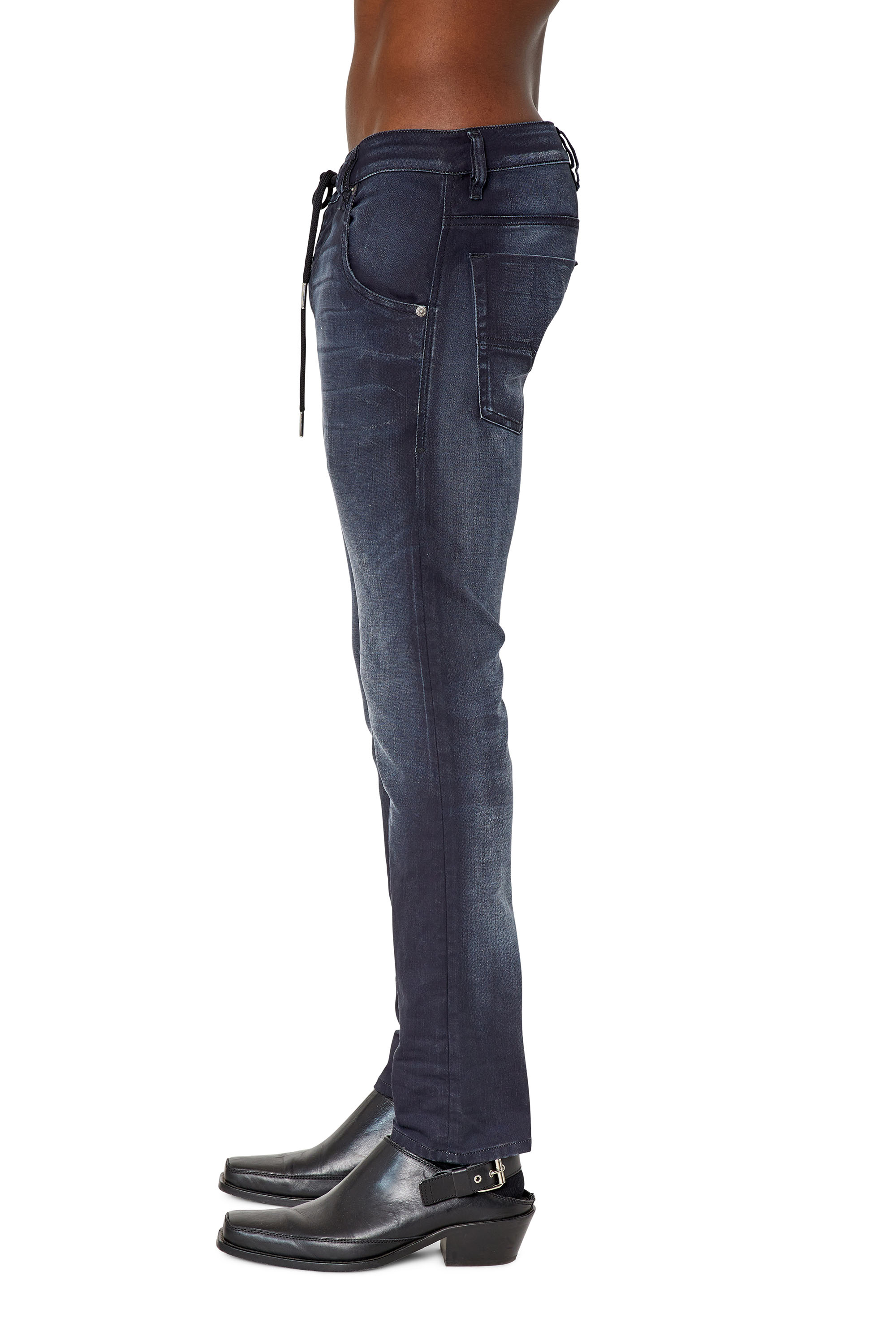 Diesel - Tapered Krooley JoggJeans® 068CR, Black/Dark grey - Image 4