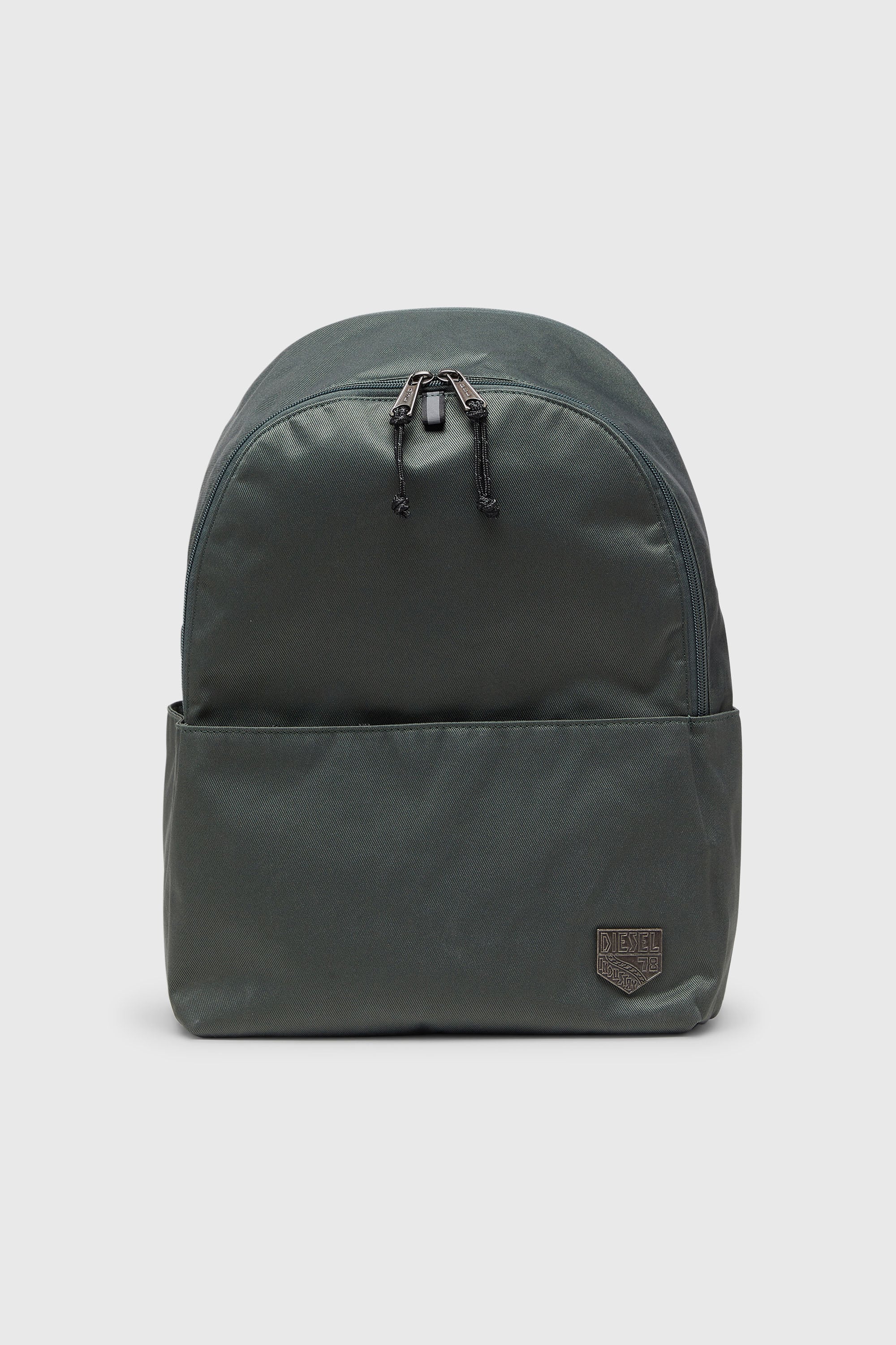 Diesel - D-PACK BACKPACK X, Unisex's D-Pack - Backpack in nylon with emblem logo in Dark Green - 1
