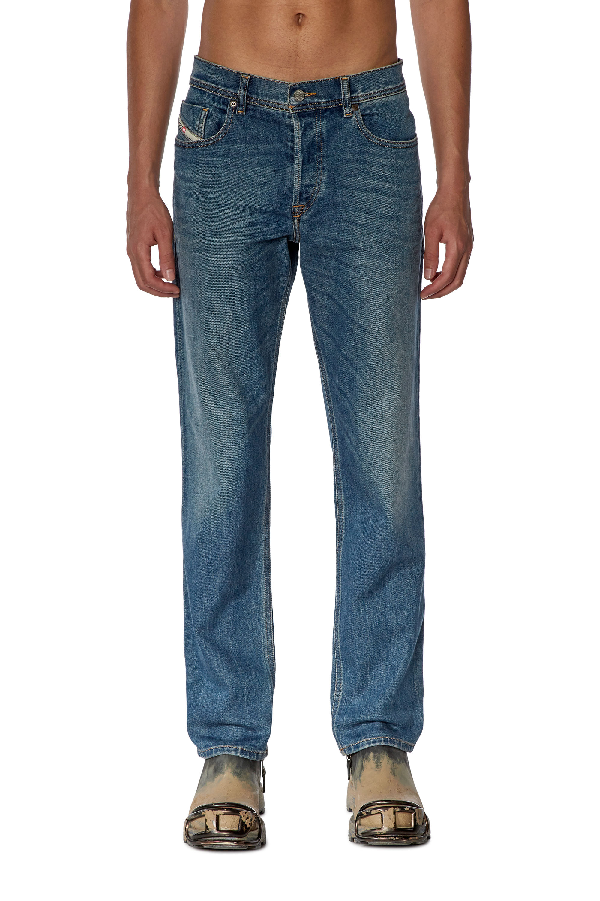 Diesel - Tapered Jeans 2023 D-Finitive 09F88, Medium blue - Image 1