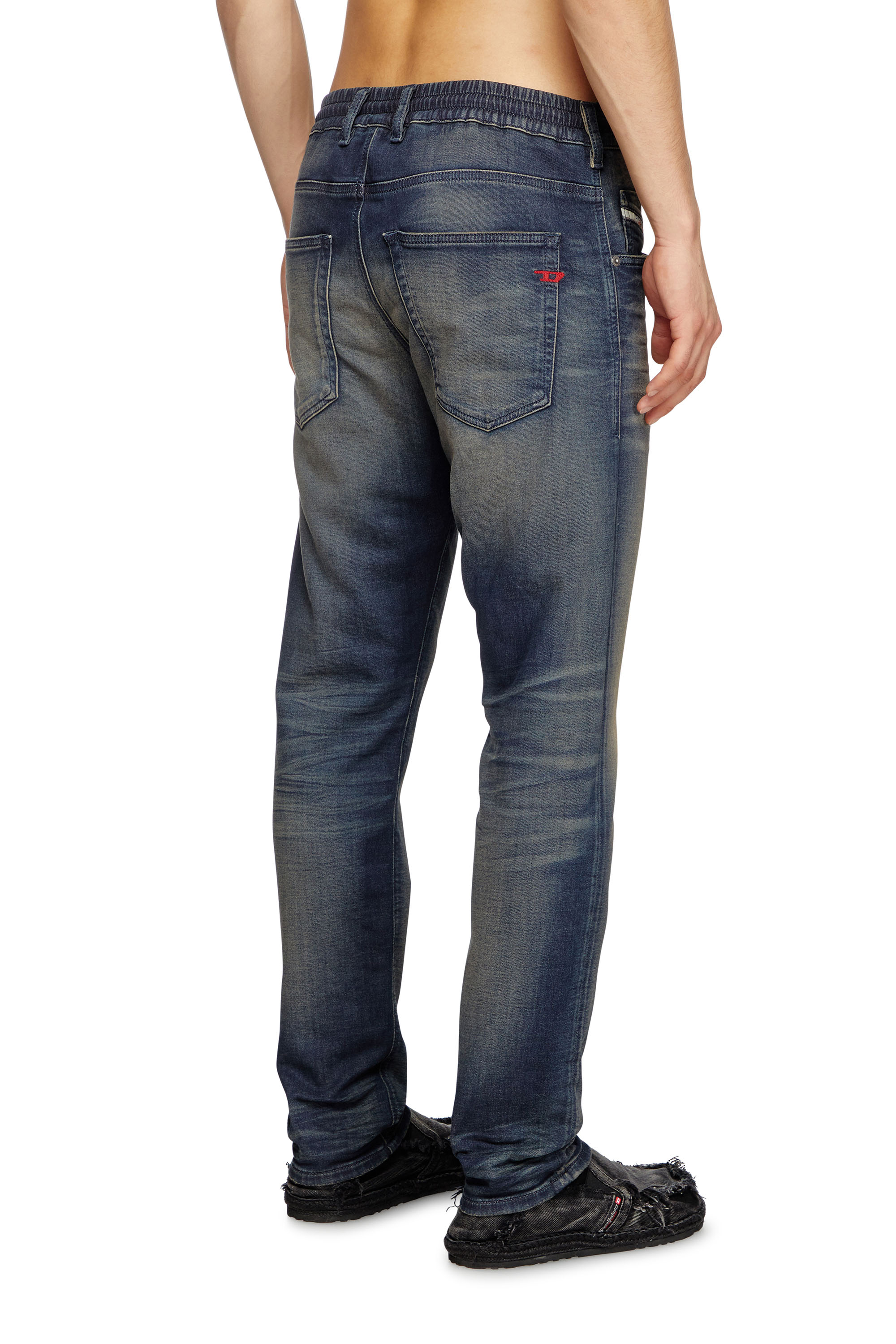 Diesel - Man's Regular 2030 D-Krooley Joggjeans® 068PM, Dark Blue - 4