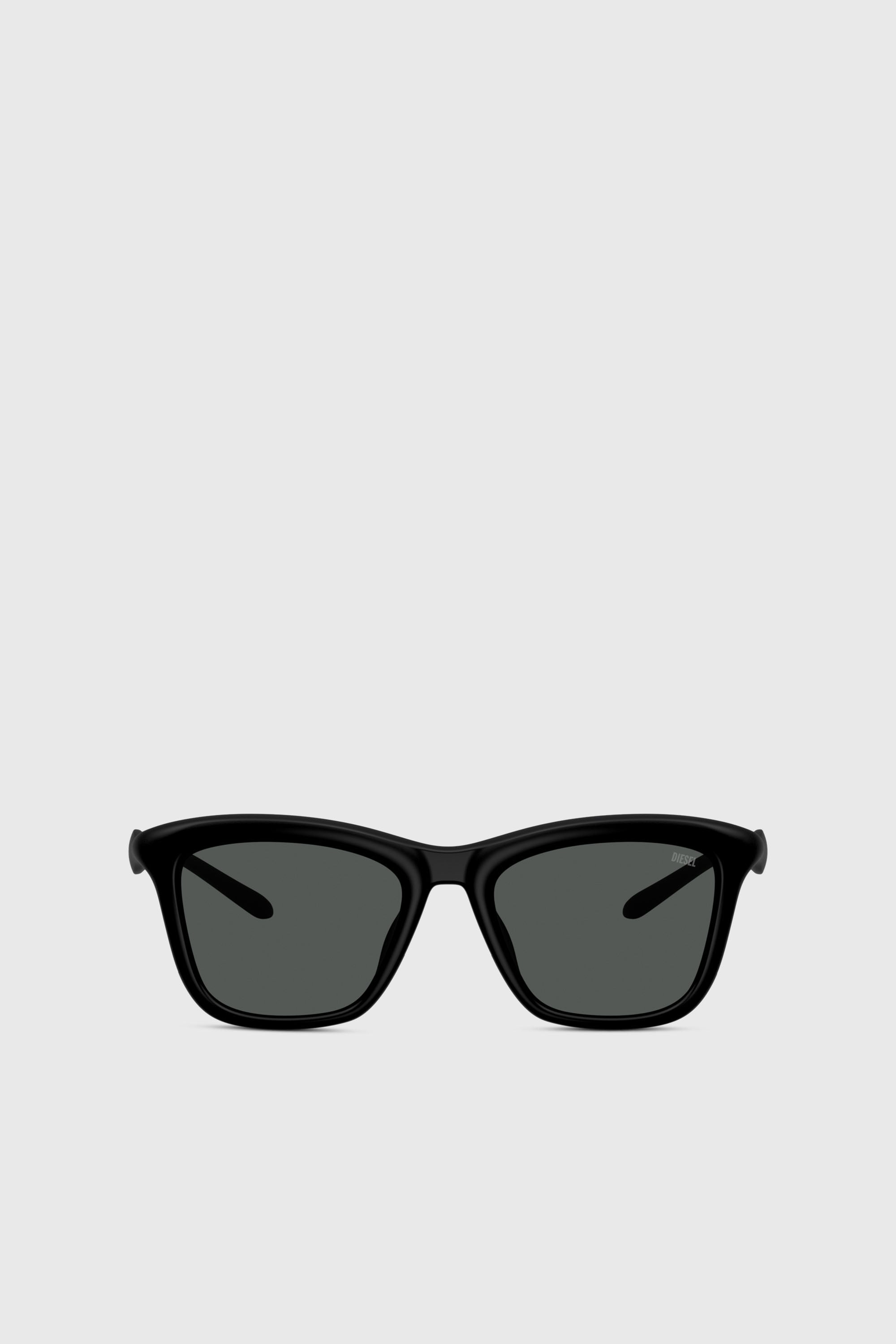 Diesel - 0DL3008U, Unisex's Square sunglasses in Black - 1