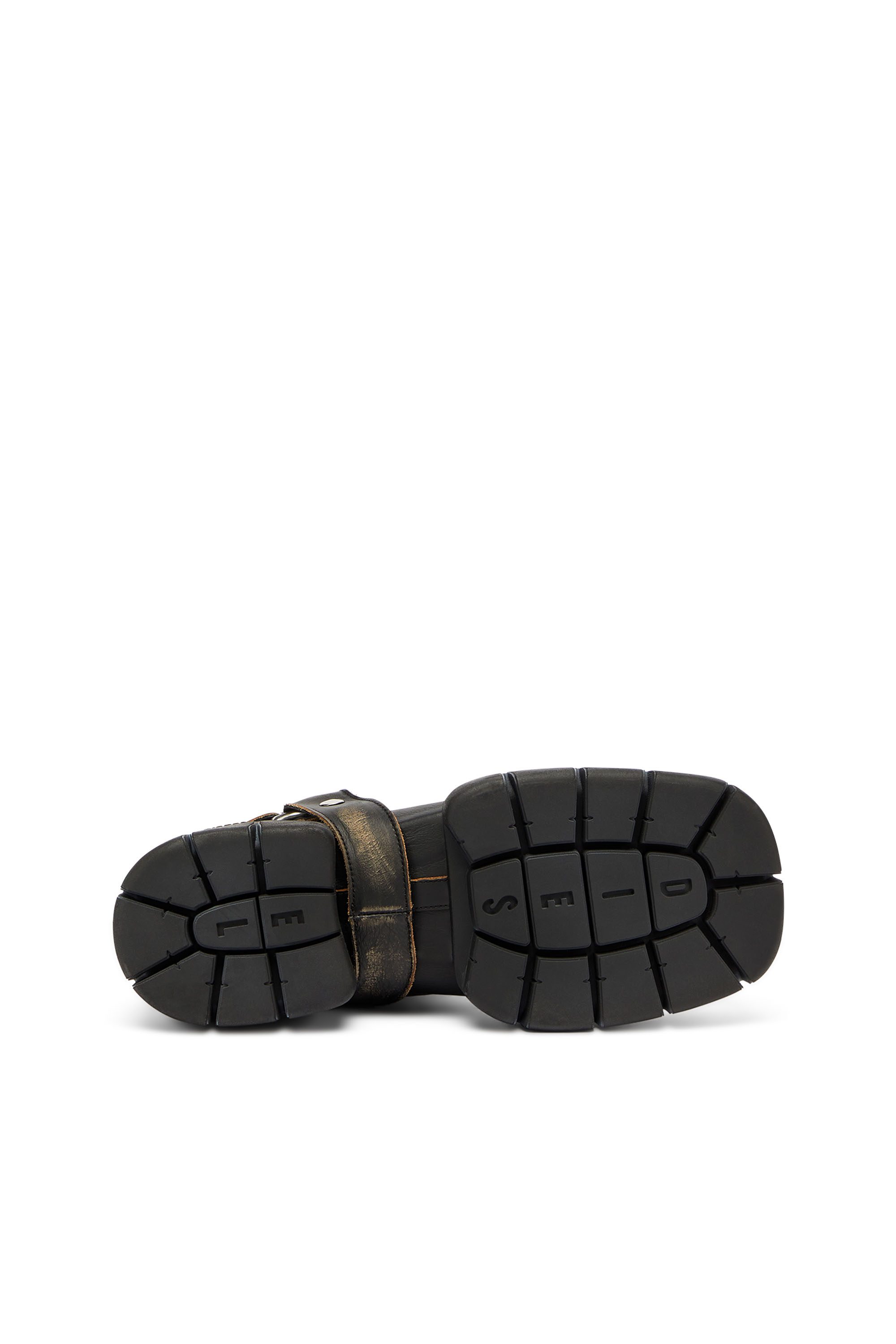 Diesel - D-TEX TU, Man's D-Tex - Biker boots in distressed leather in null - 5