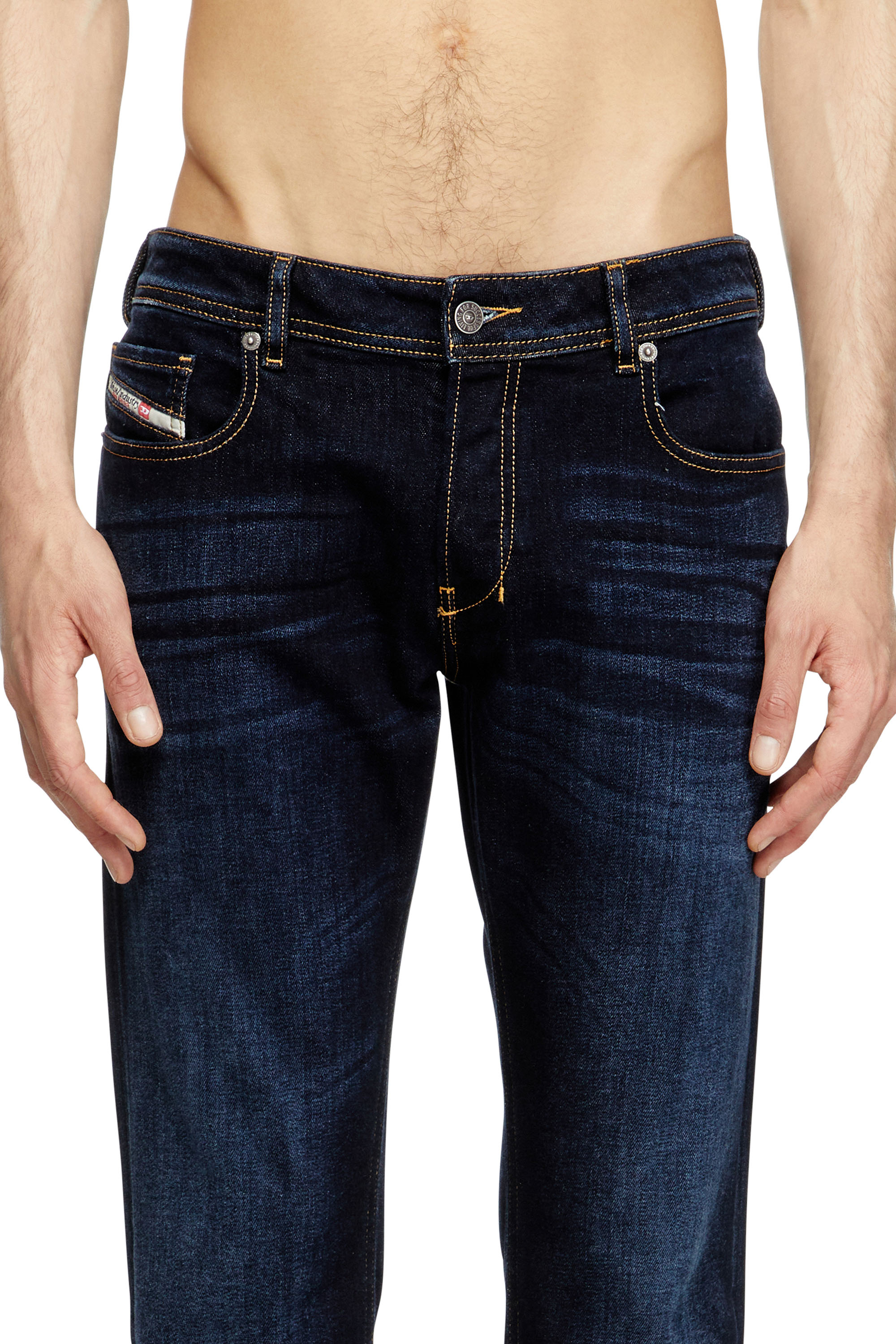 Bootcut Jeans 2007 Zatiny 009ZS, Dark Blue Diesel - Man's Bootcut Jeans 2007 Zatiny 009ZS, Dark Blue - 5