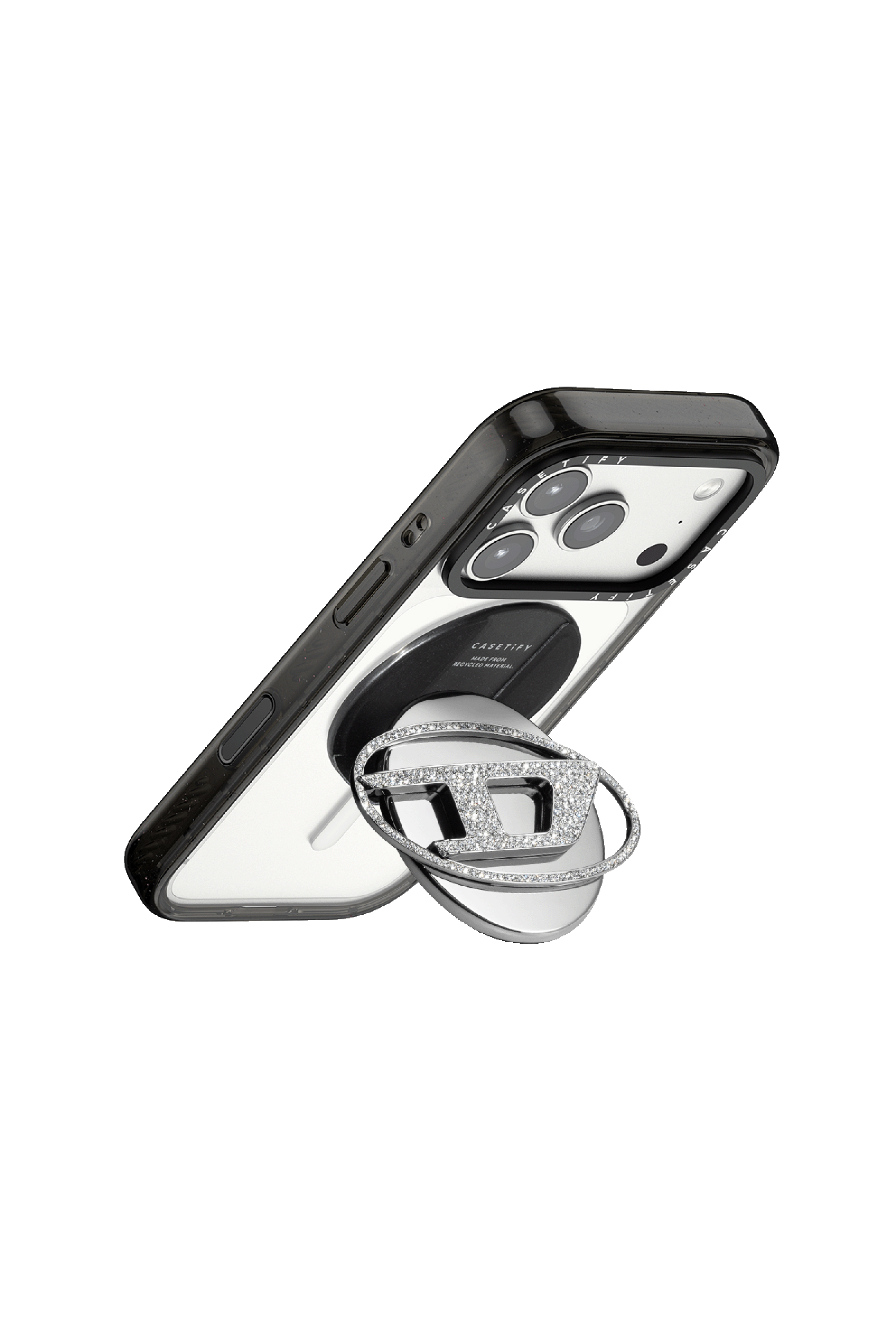 Diesel - 60604 GRIP STAND GRIP STAND, Unisex's Oval D Grip & Stand in Silver - 2