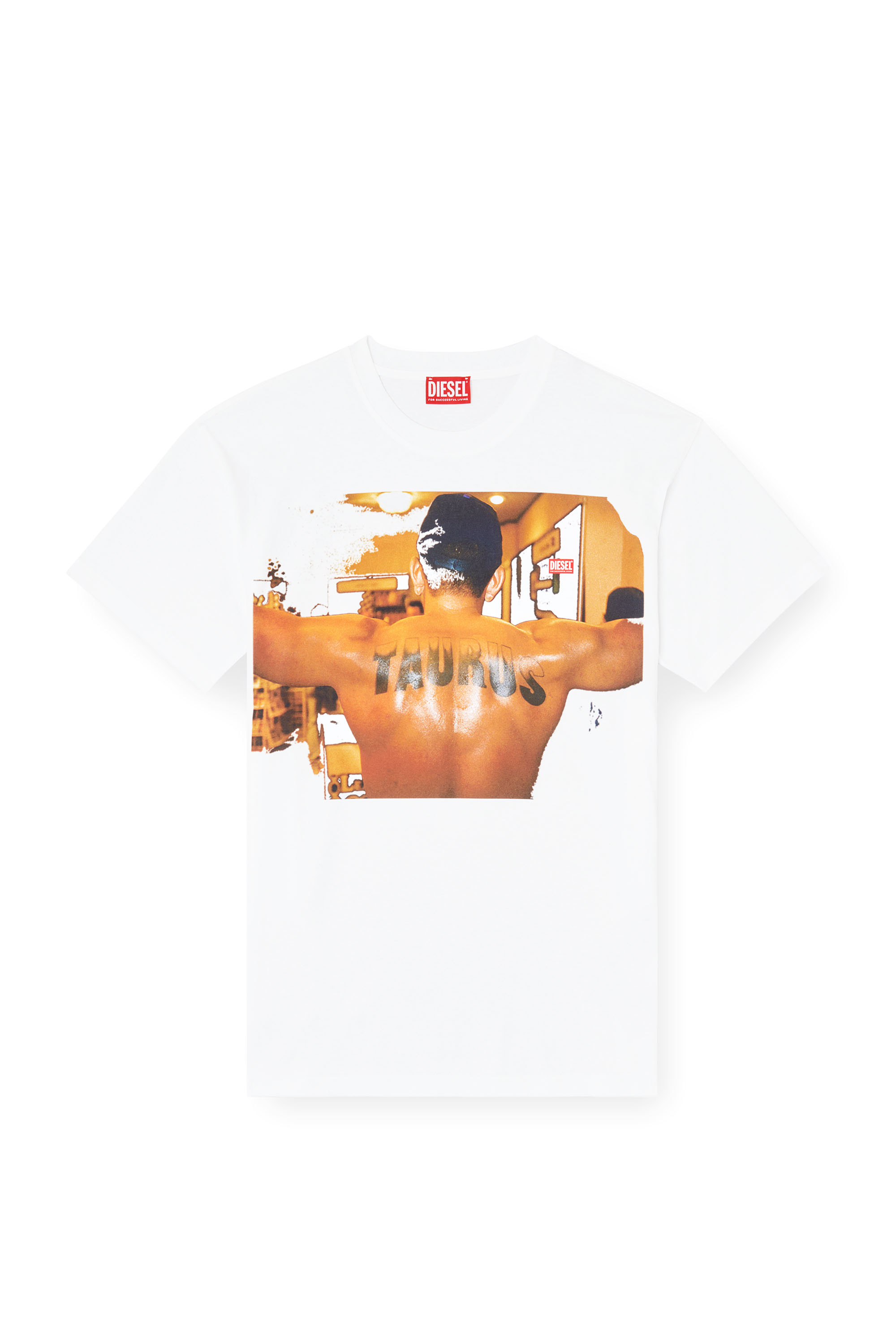 Diesel - PR-T-NORM-TOM25-1, Unisex's T-shirt with graphic print in White - 2