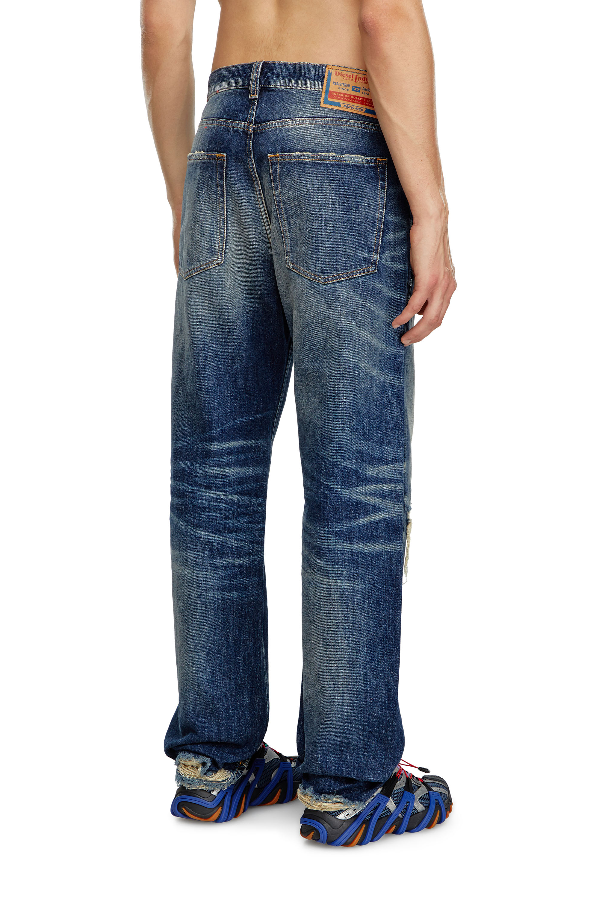 Diesel - Man's Regular Jeans 2010 D-Macs 09J95, Dark Blue - 4