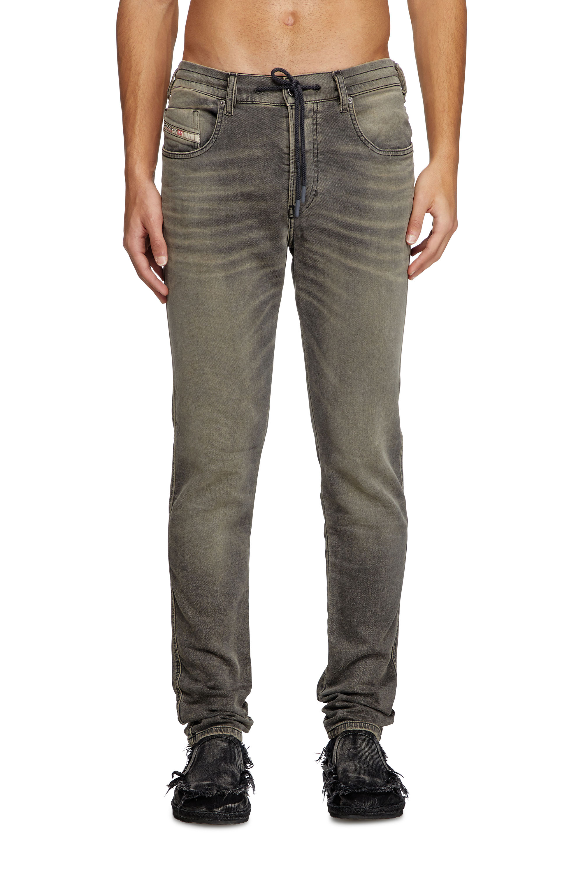 Diesel - Man's Slim 2060 D-Strukt Joggjeans® 068PD, Light Grey - 1