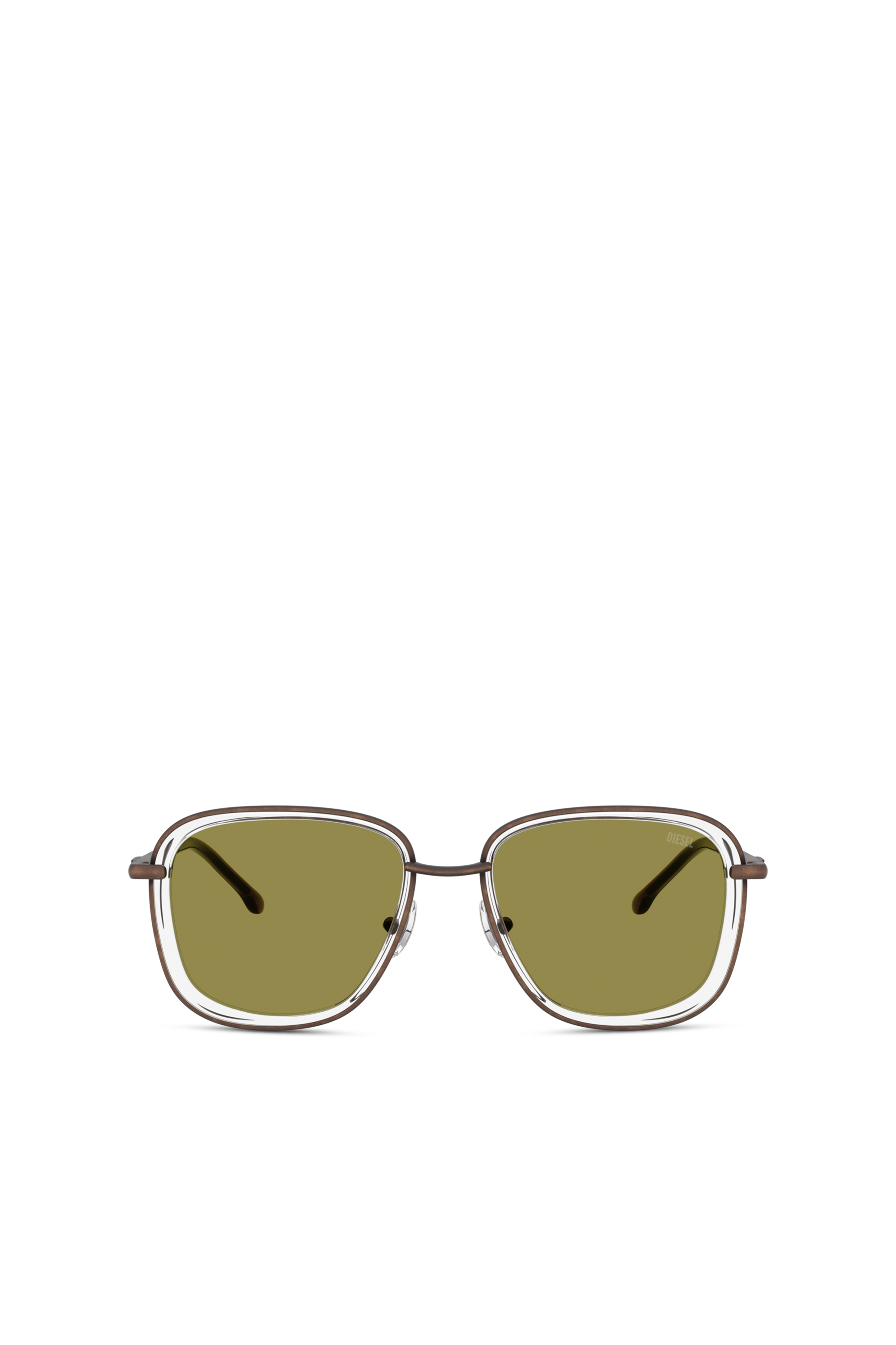 Diesel - 0DL1017, Unisex's Square sunglasses in Green - 1
