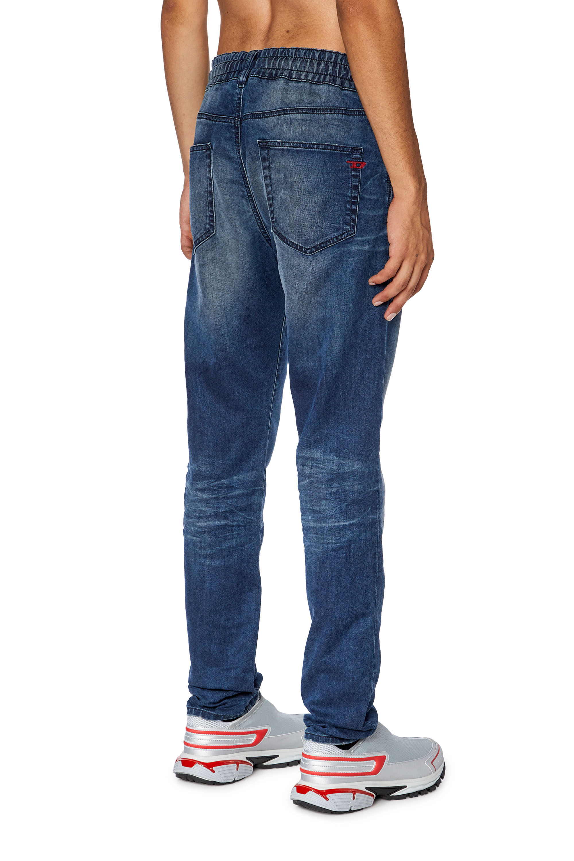 Diesel - Slim D-Strukt JoggJeans® 068FT, Dark Blue - Image 2