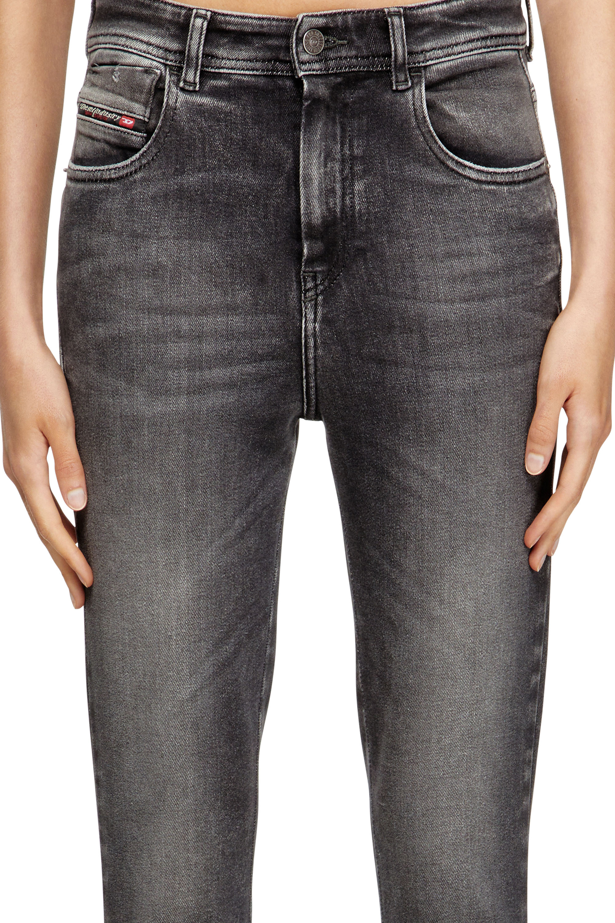 Skinny Jeans 1984 Slandy-High 09L93, Black/Dark grey Diesel - Woman's Skinny Jeans 1984 Slandy-High 09L93, Black/Dark grey - 5