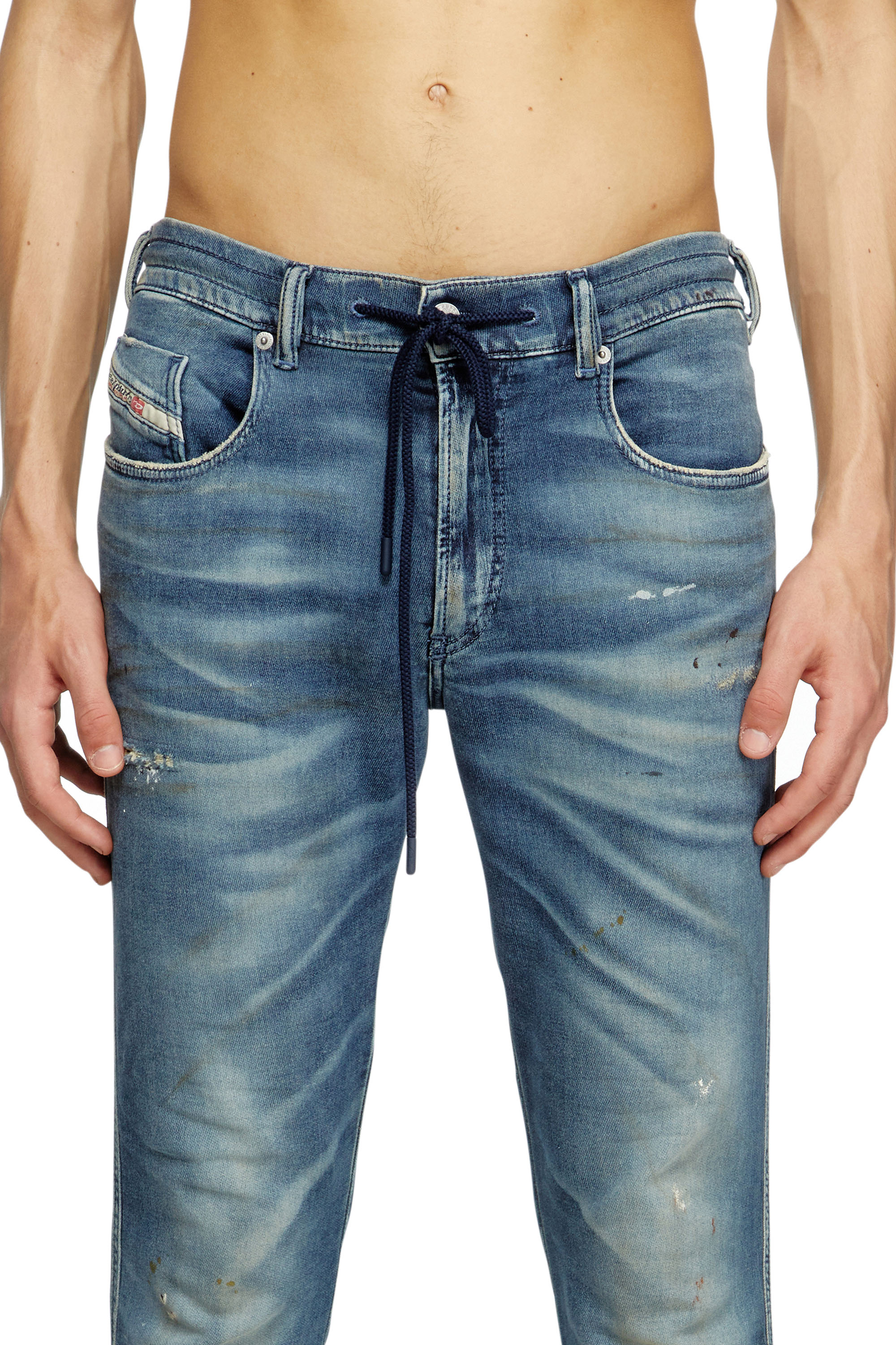 Diesel - Man's Slim 2062 D-Strukt Joggjeans® 068RY, Dark Blue - 5
