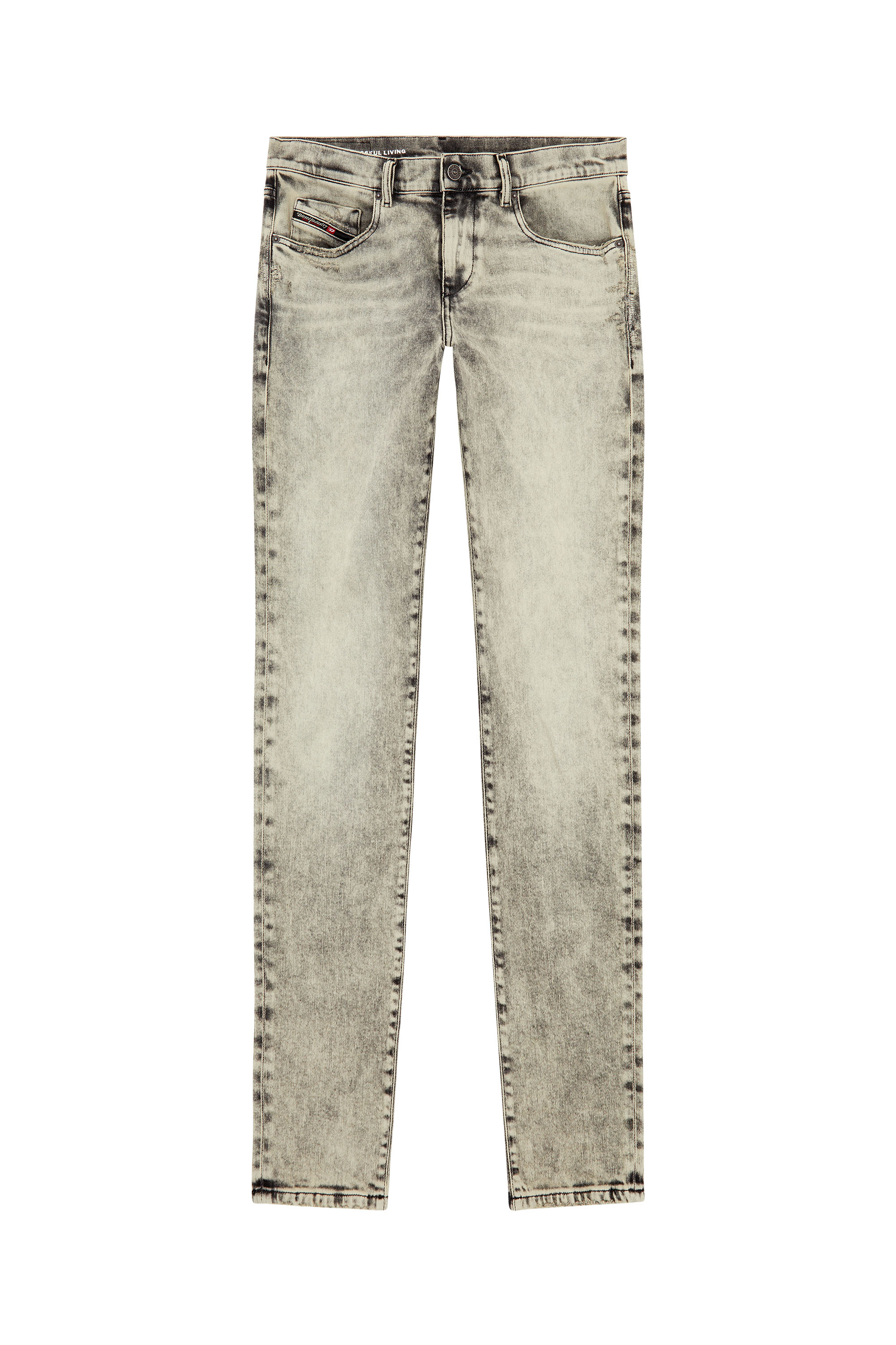 Diesel - Slim Jeans 2019 D-Strukt 09H56, Grey - Image 5
