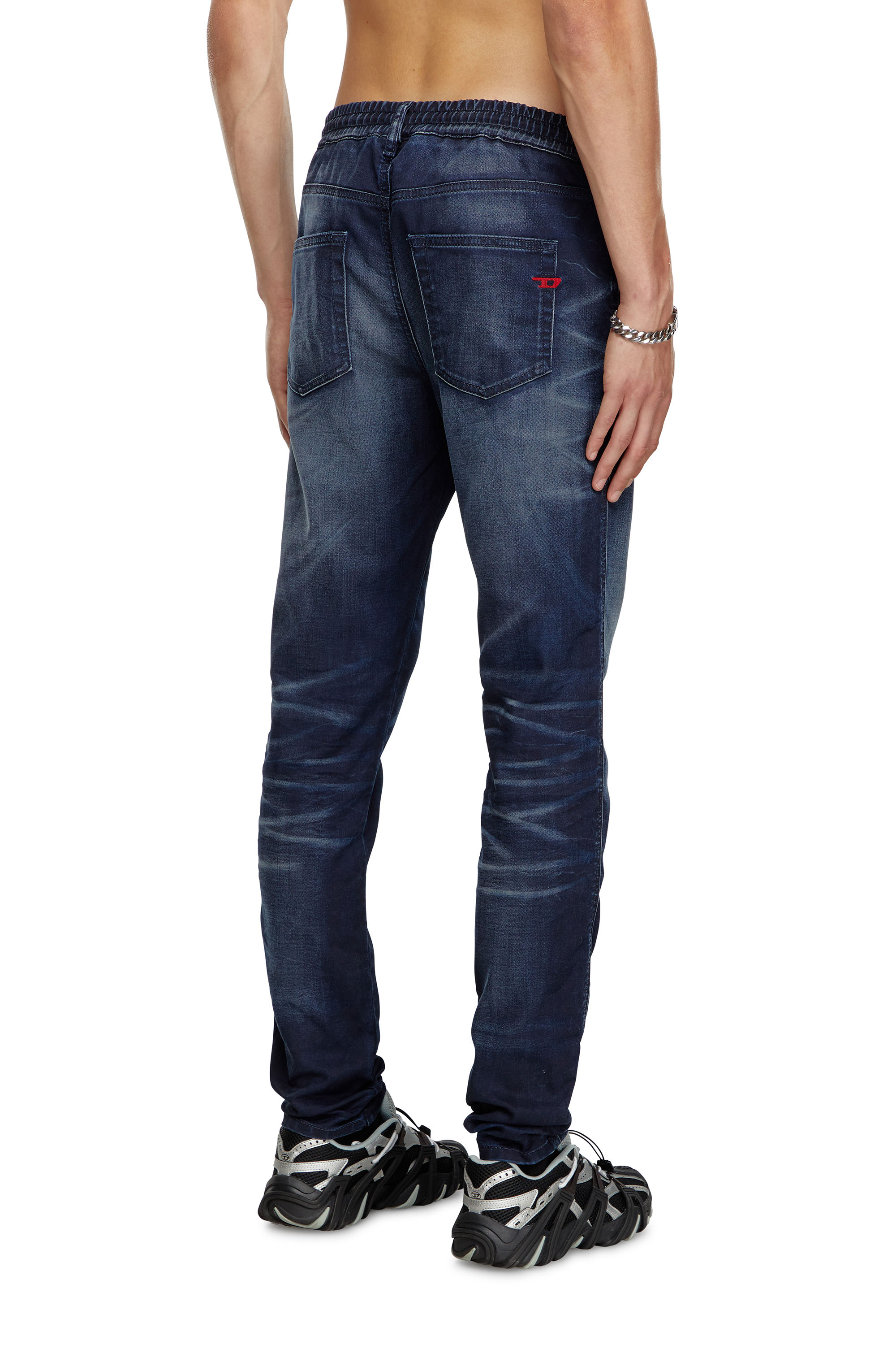 Diesel - Man's Slim 2060 D-Strukt Joggjeans® 068LY, Dark Blue - 3