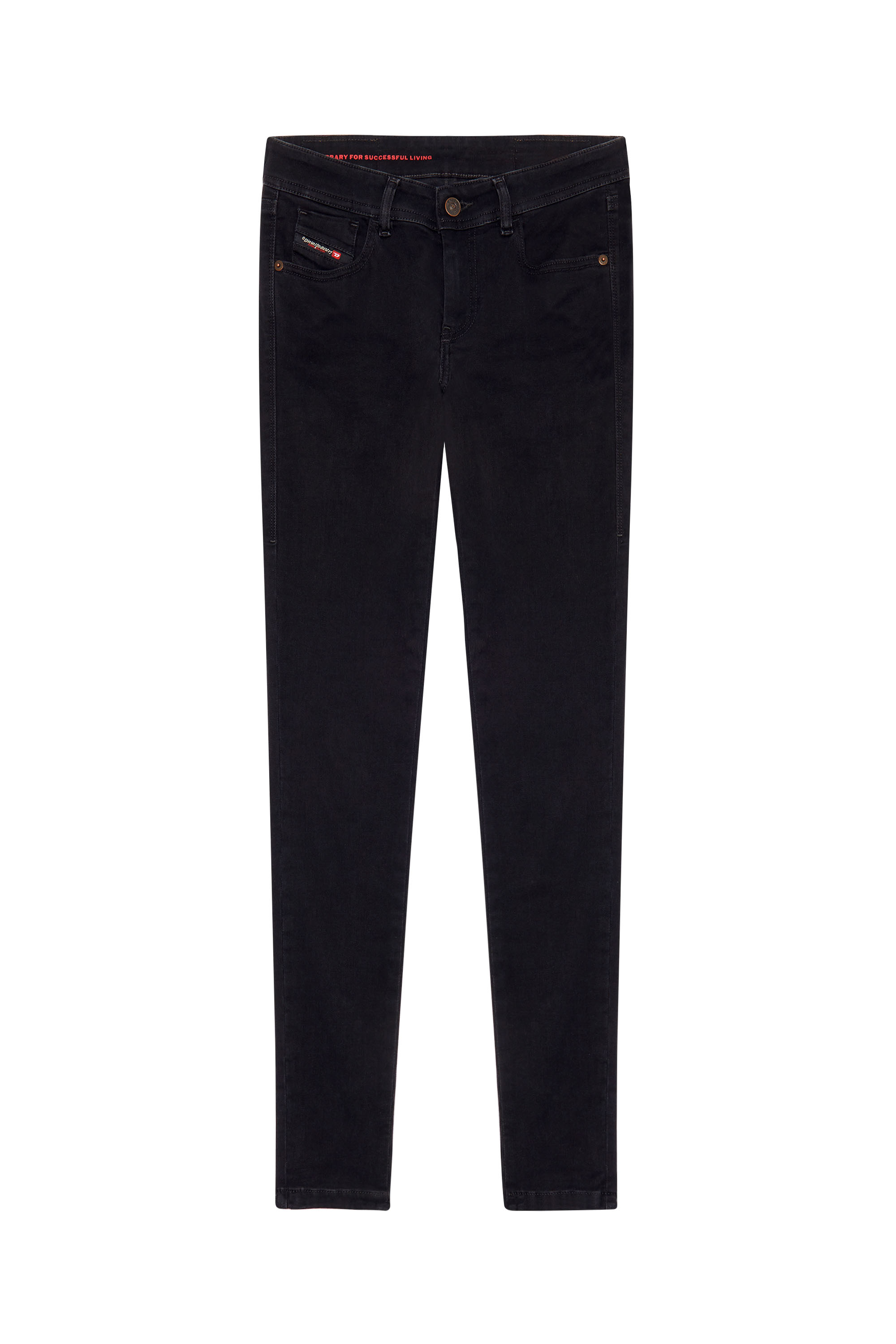 Diesel - Super skinny Jeans 2018 Slandy-Low Z69VW, Black/Dark grey - Image 6