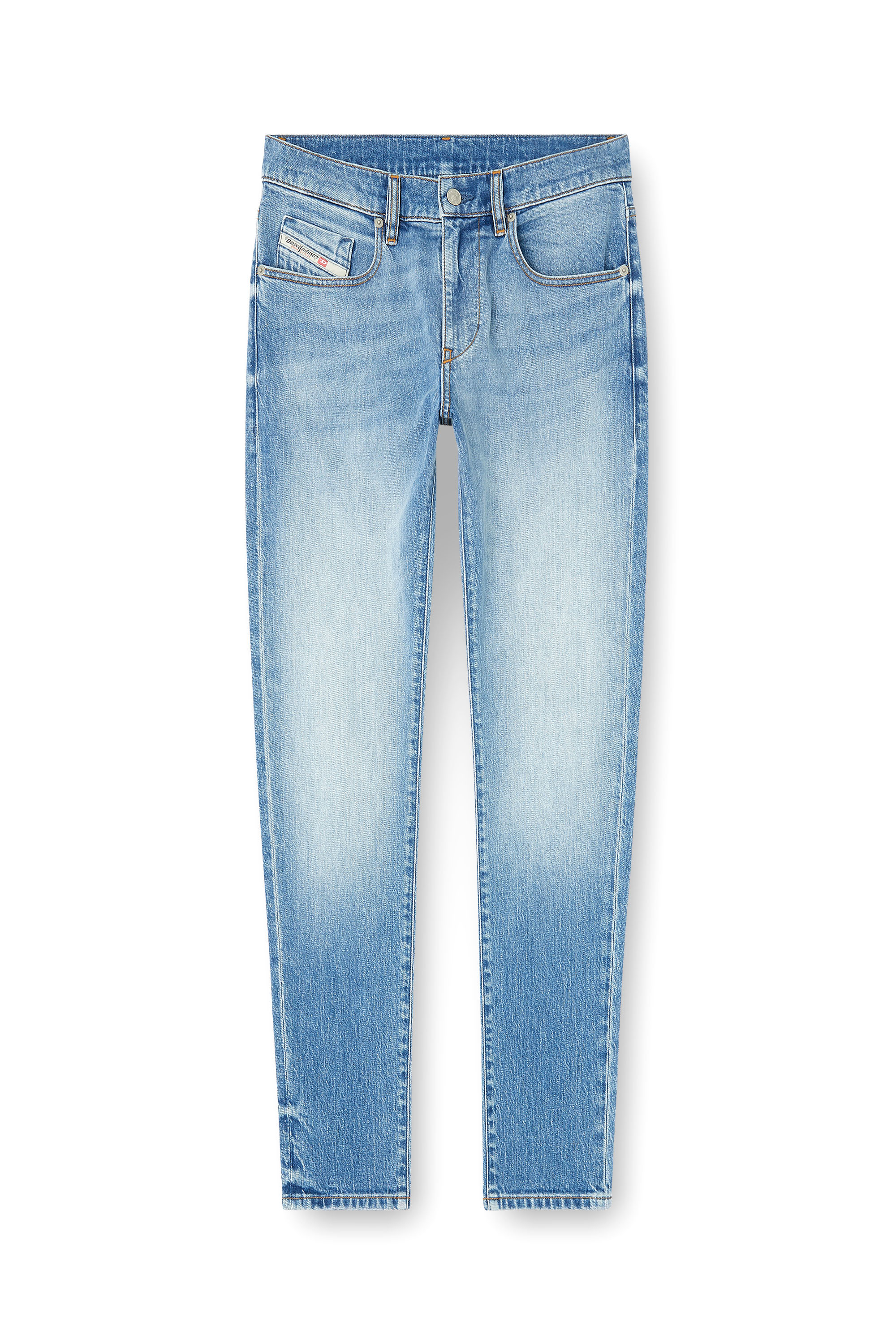 Diesel - Man's Slim Jeans 2019 D-Strukt 0ADBK, Light Blue - 3