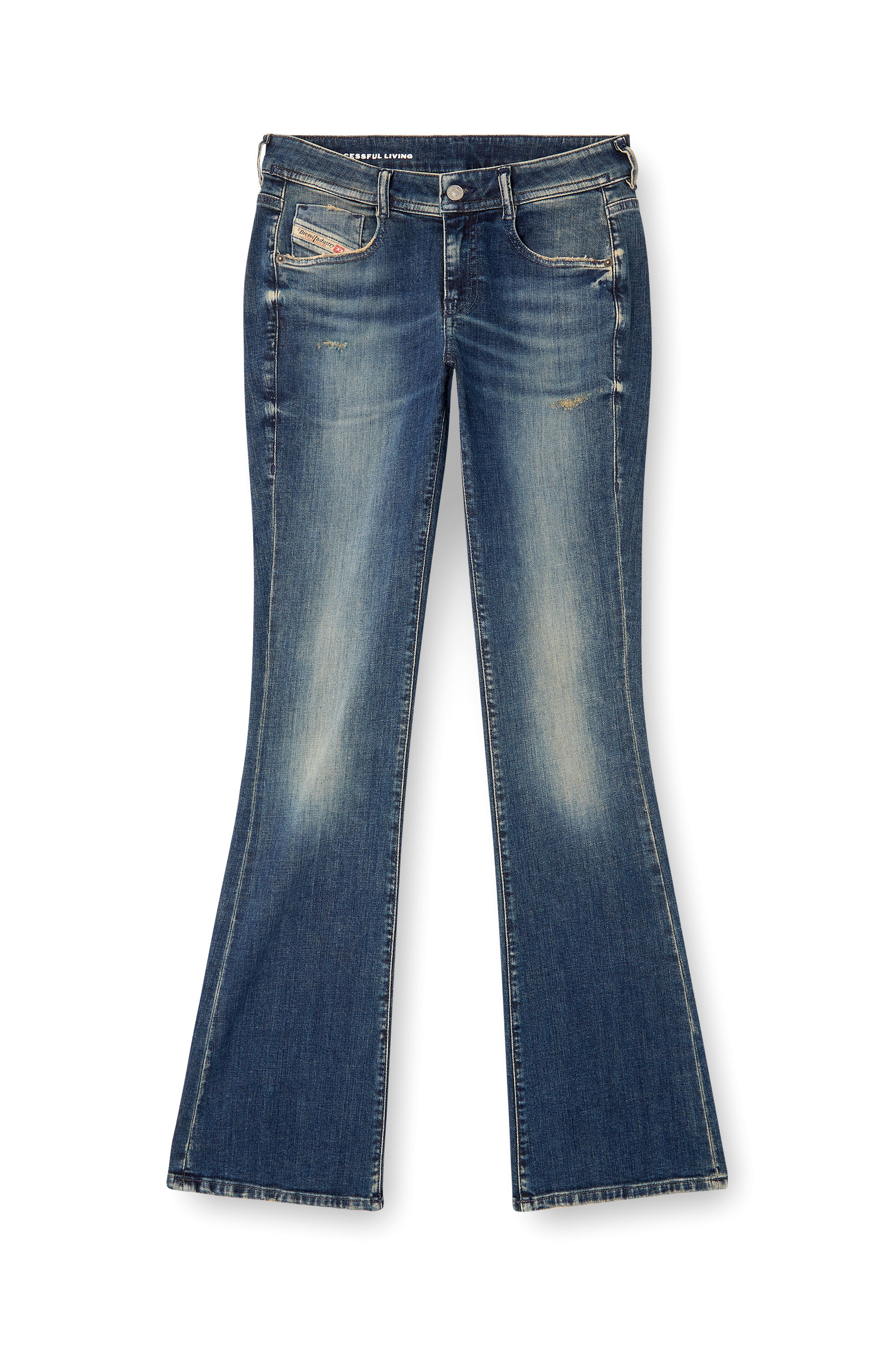 Bootcut Jeans 1969 D-Ebbey 09L96, Dark Blue Diesel - Woman's Bootcut Jeans 1969 D-Ebbey 09L96, Dark Blue - 2