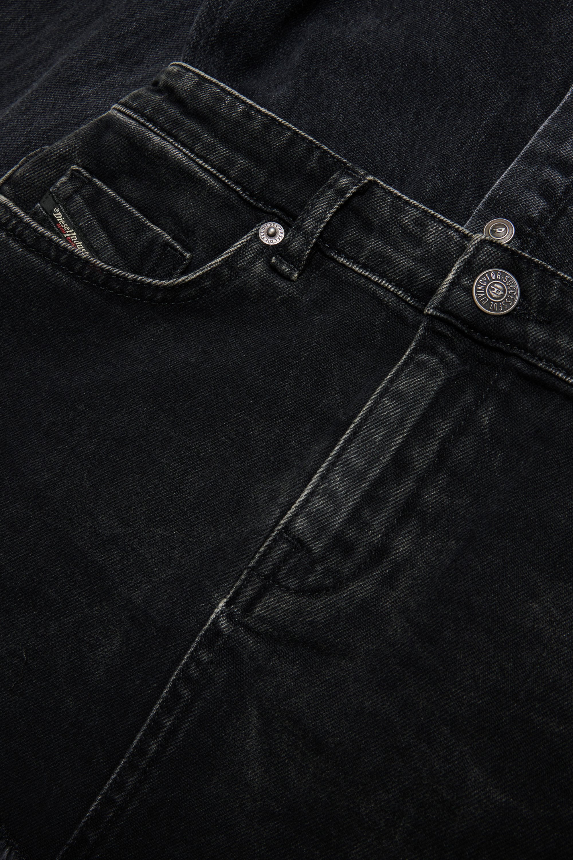 Diesel - DESSY, Woman's Denim dress with pockets in Black - 5
