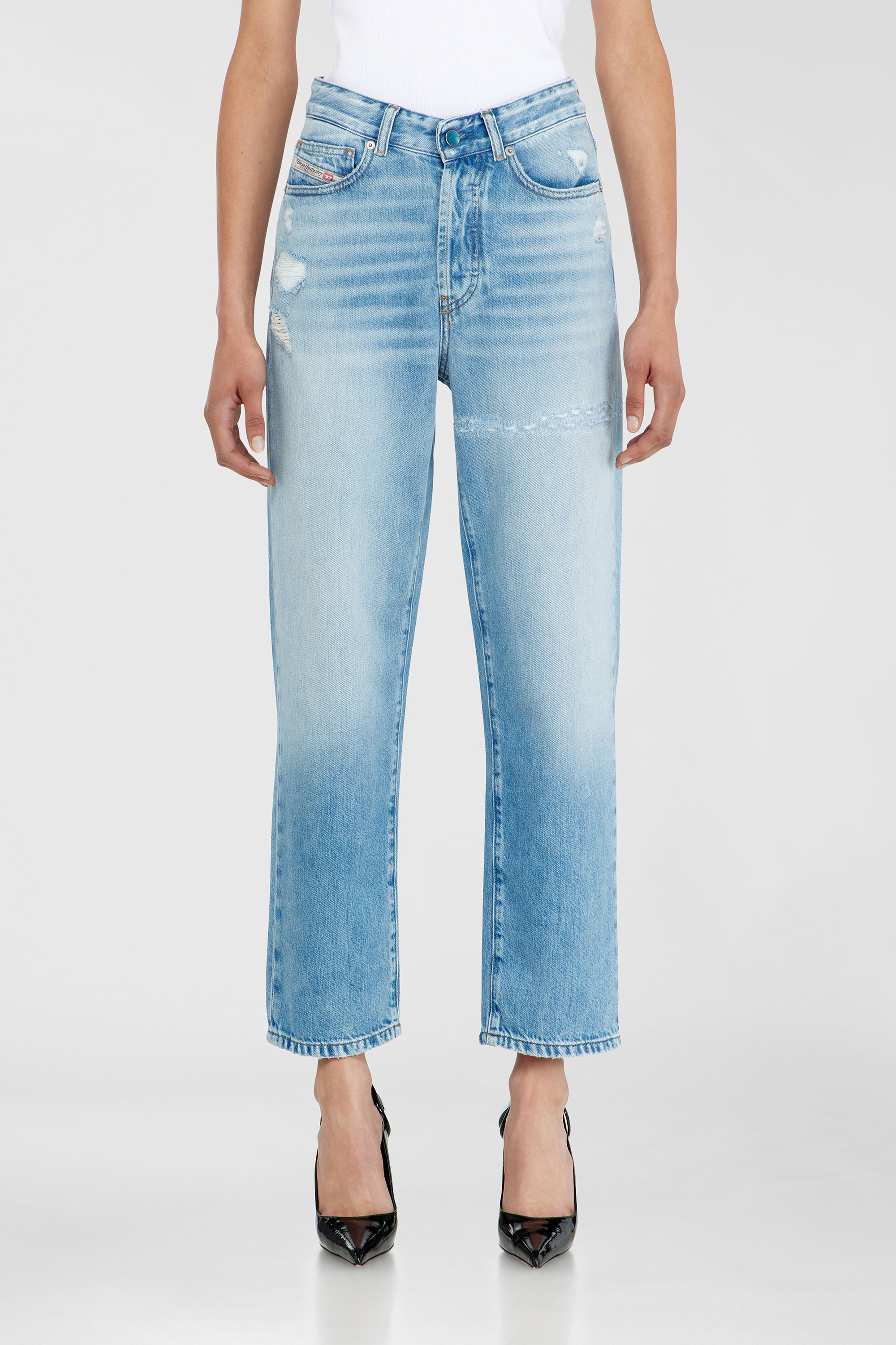 Diesel - Woman's Regular Jeans 1981 D-Went 09P49, Light Blue - 2