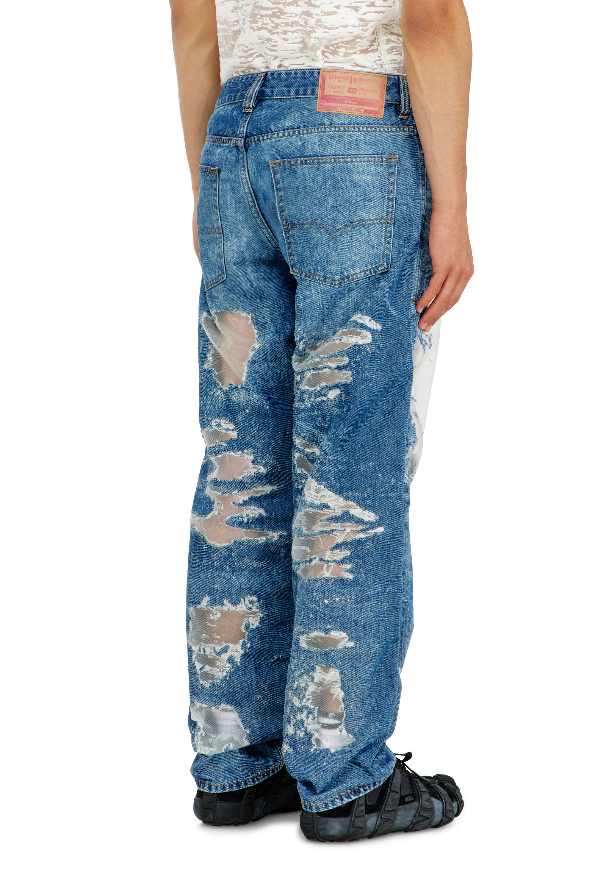Diesel - Man's Regular Jeans 2024 D-Macs 068ZH, Medium blue - 4