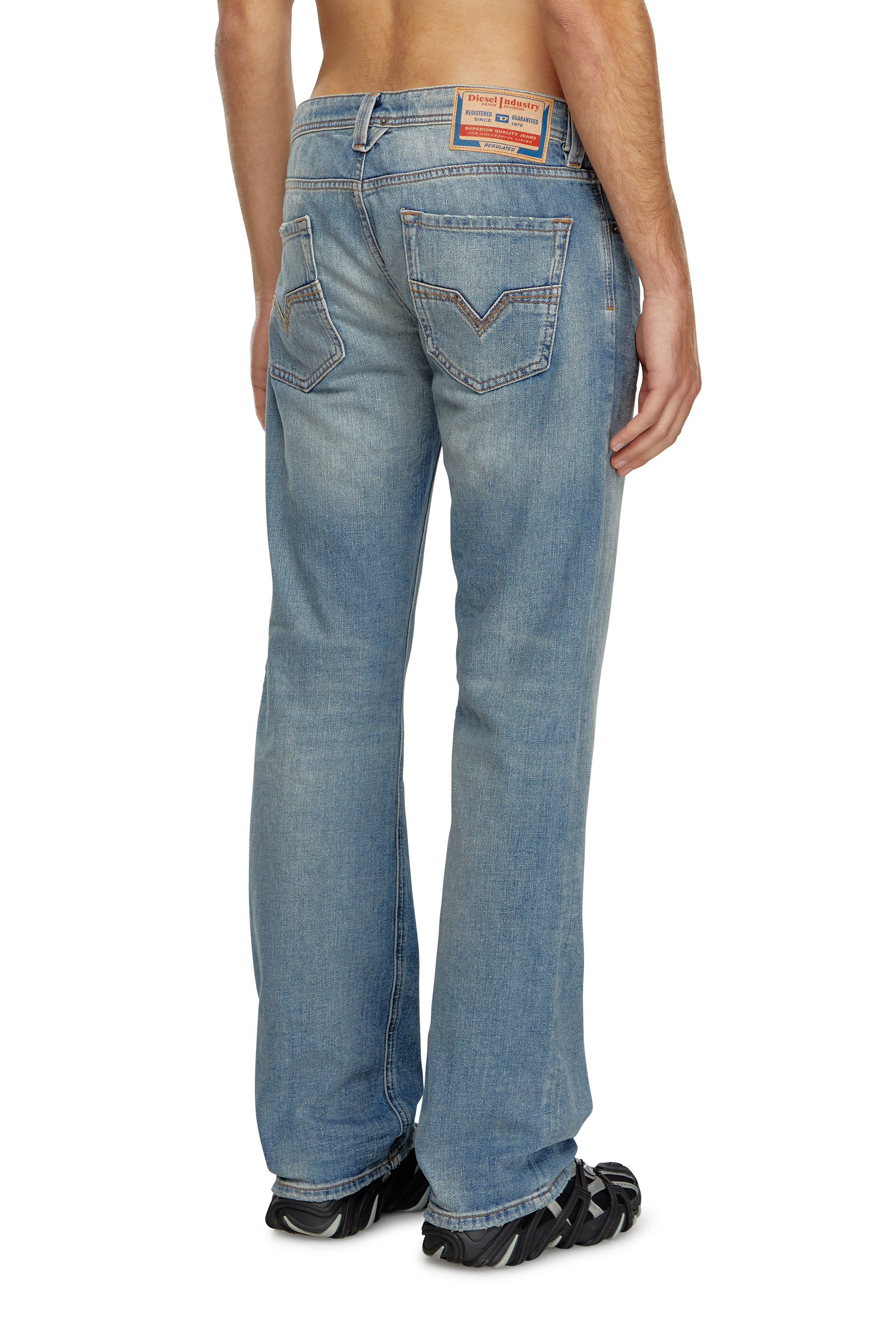 Diesel - Man's Straight Jeans 1985 Larkee 0GRDN, Light Blue - 3