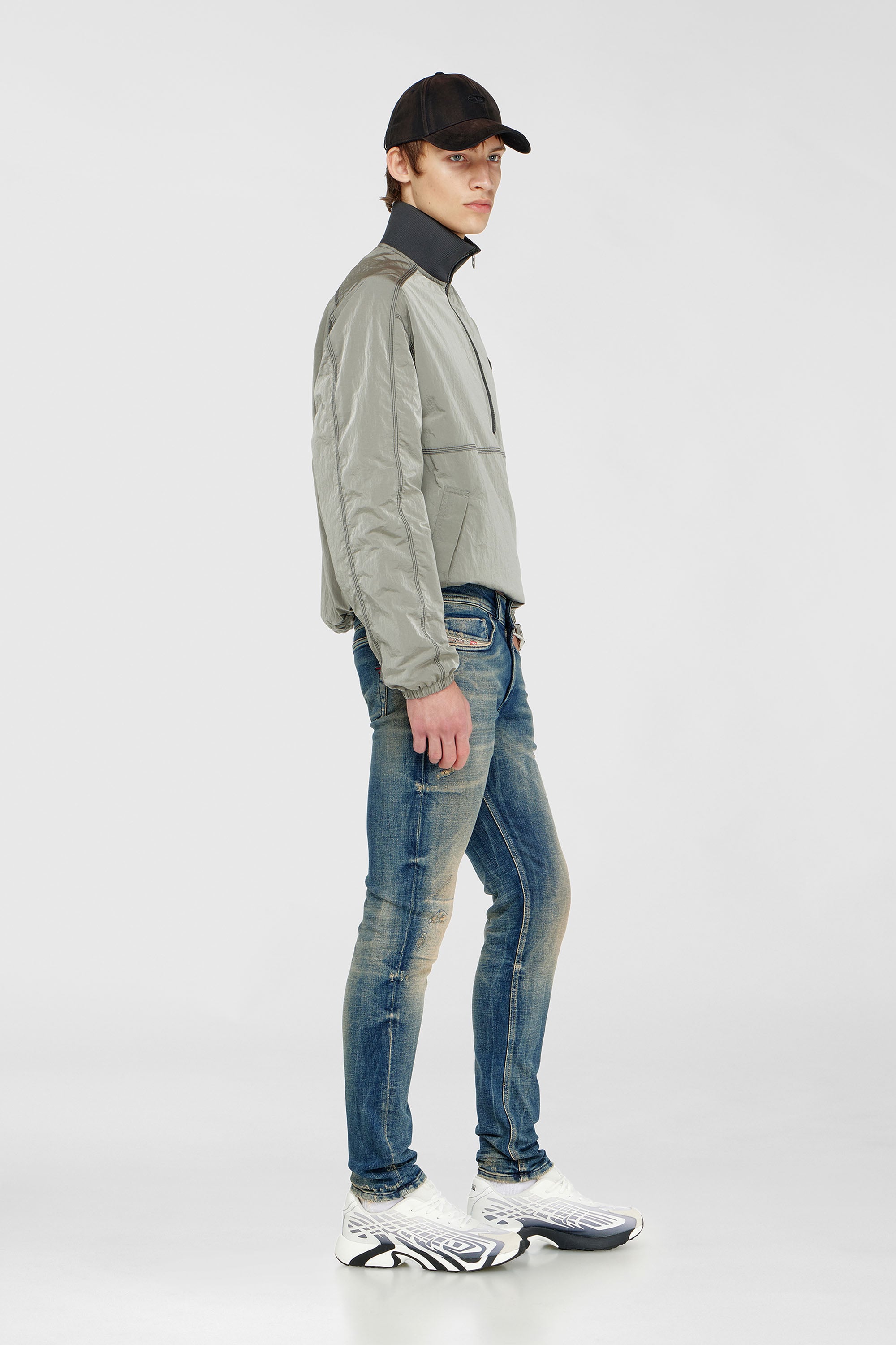 Diesel - Man's Skinny Jeans 1979 Sleenker 09P68, Dark Blue - 1