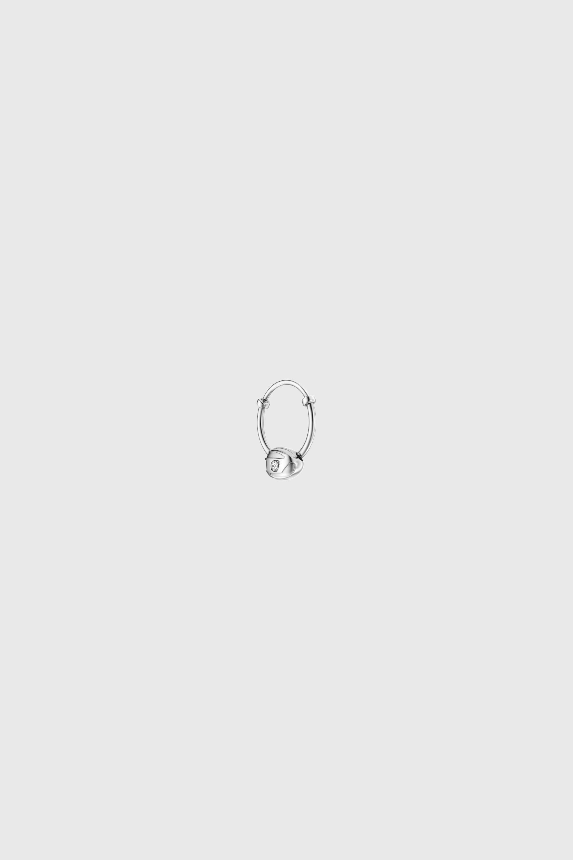 Diesel - DX1703040 JEWELLERY, Unisex's Stainless steel hoop earring in Silver - 1