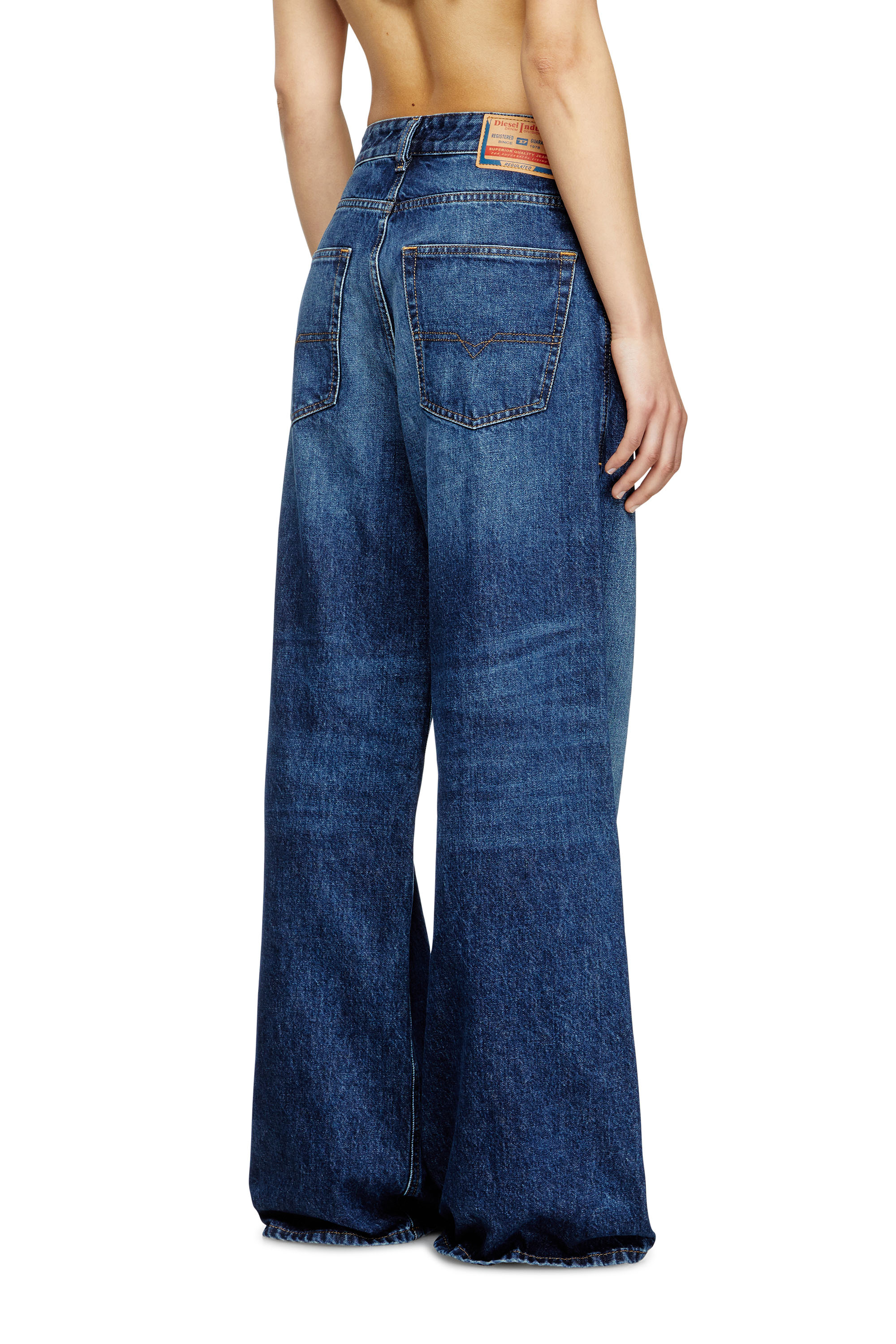 Relaxed Jeans 1996 D-Sire 09I27, Dark Blue Diesel - Woman's Relaxed Jeans 1996 D-Sire 09I27, Dark Blue - 4