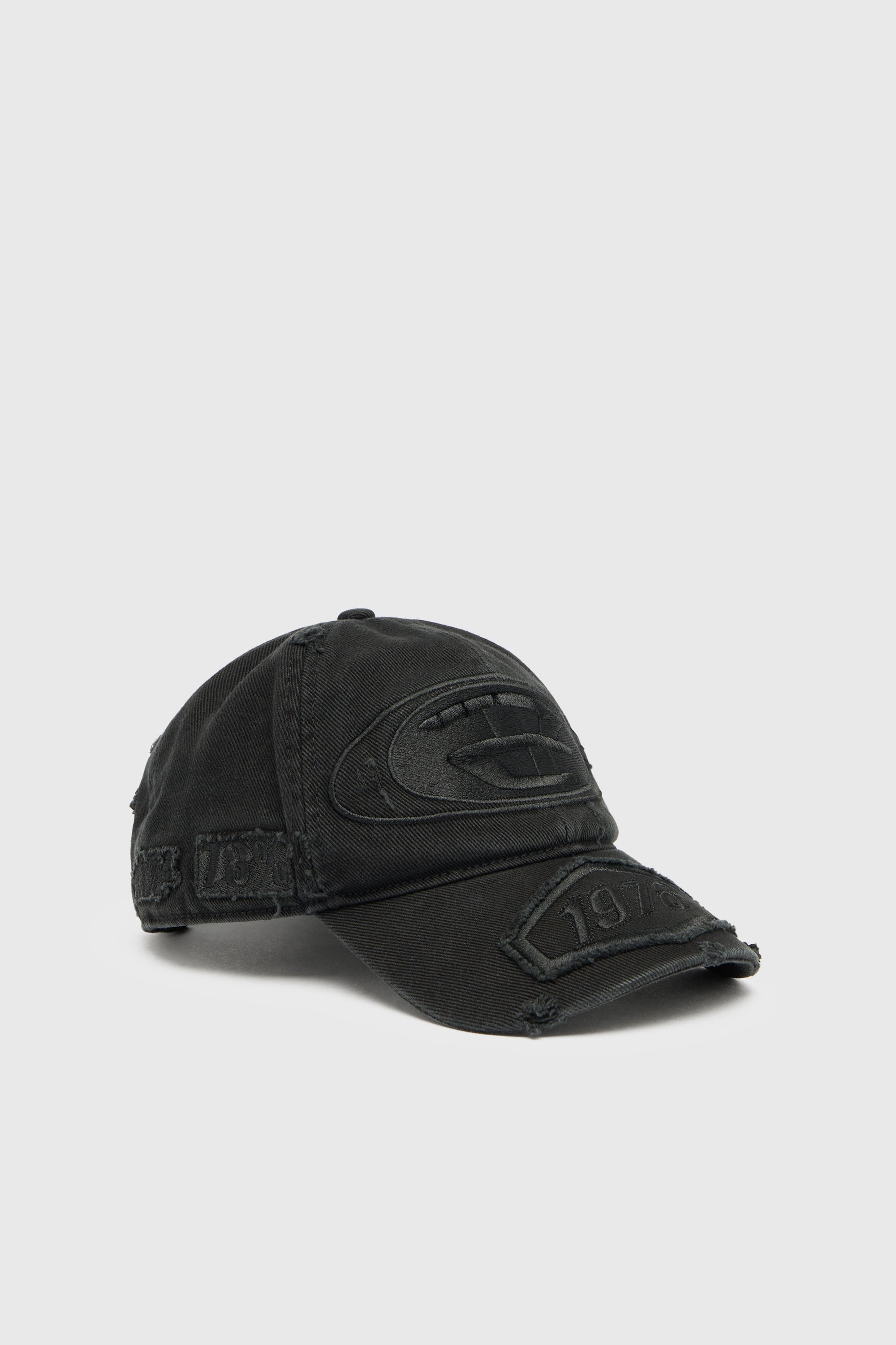 Diesel - C-BRAFF, Unisex's Baseball cap with embroidered patches in null - 1