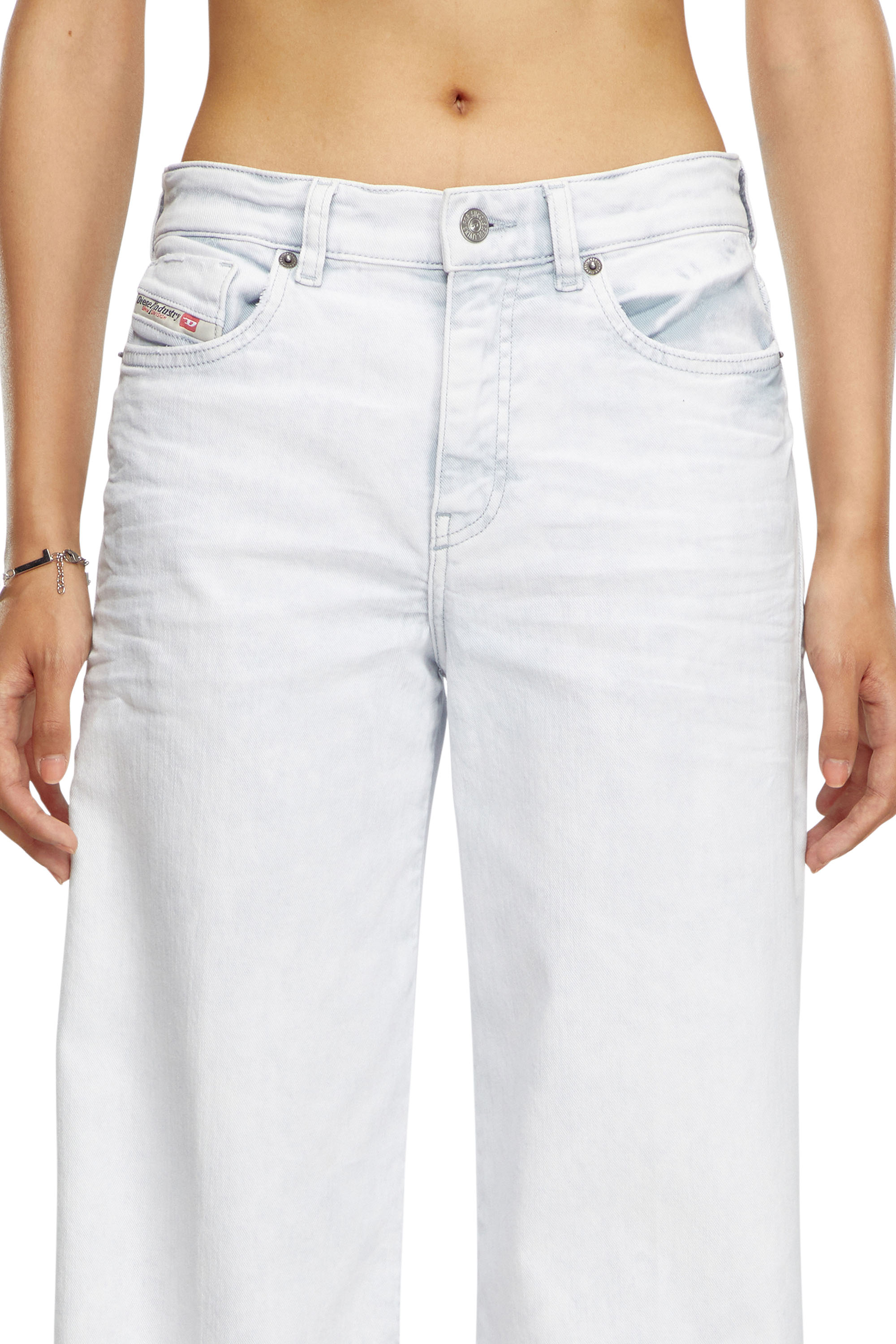 Diesel - Woman's Flare Jeans 1978 D-Akemi 0GRDL, Light Blue - 5