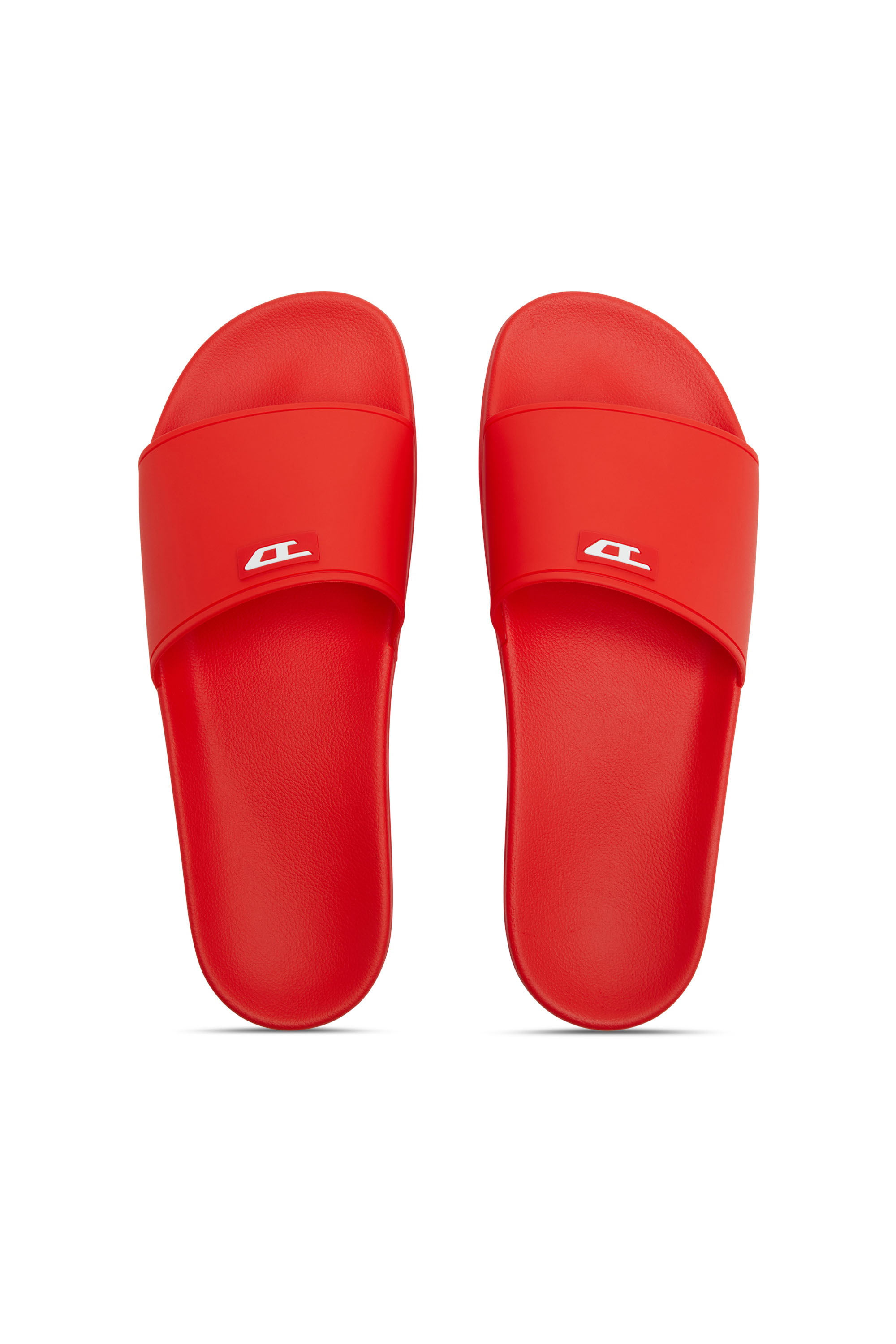 SA-SWIM, Red Diesel - SA-SWIM, Man's Sa-Swim-Rubber pool slides with D logo in Red - 4
